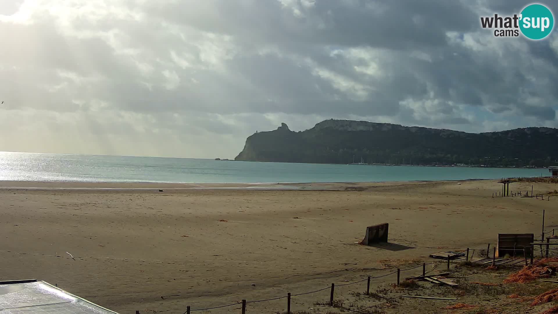 Poetto beach webcam | Cagliari | Sardinia