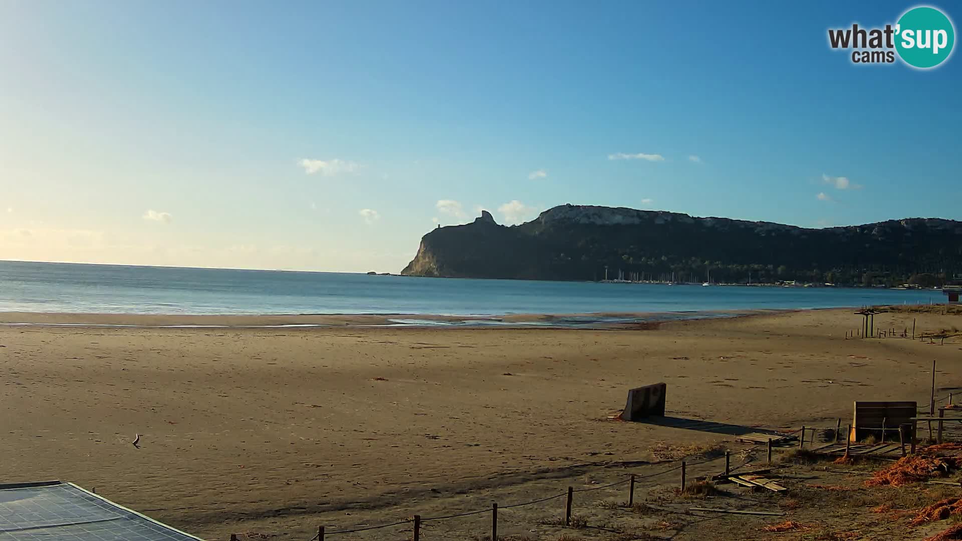 Poetto beach webcam | Cagliari | Sardinija