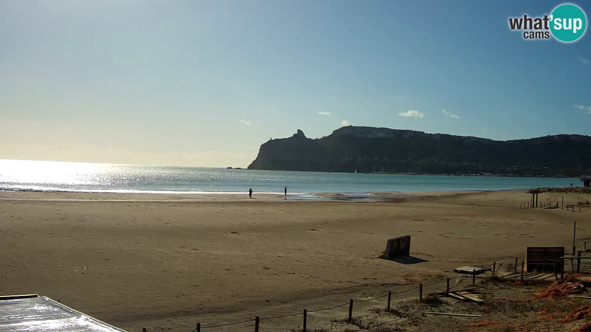Poetto beach webcam | Cagliari | Sardinija