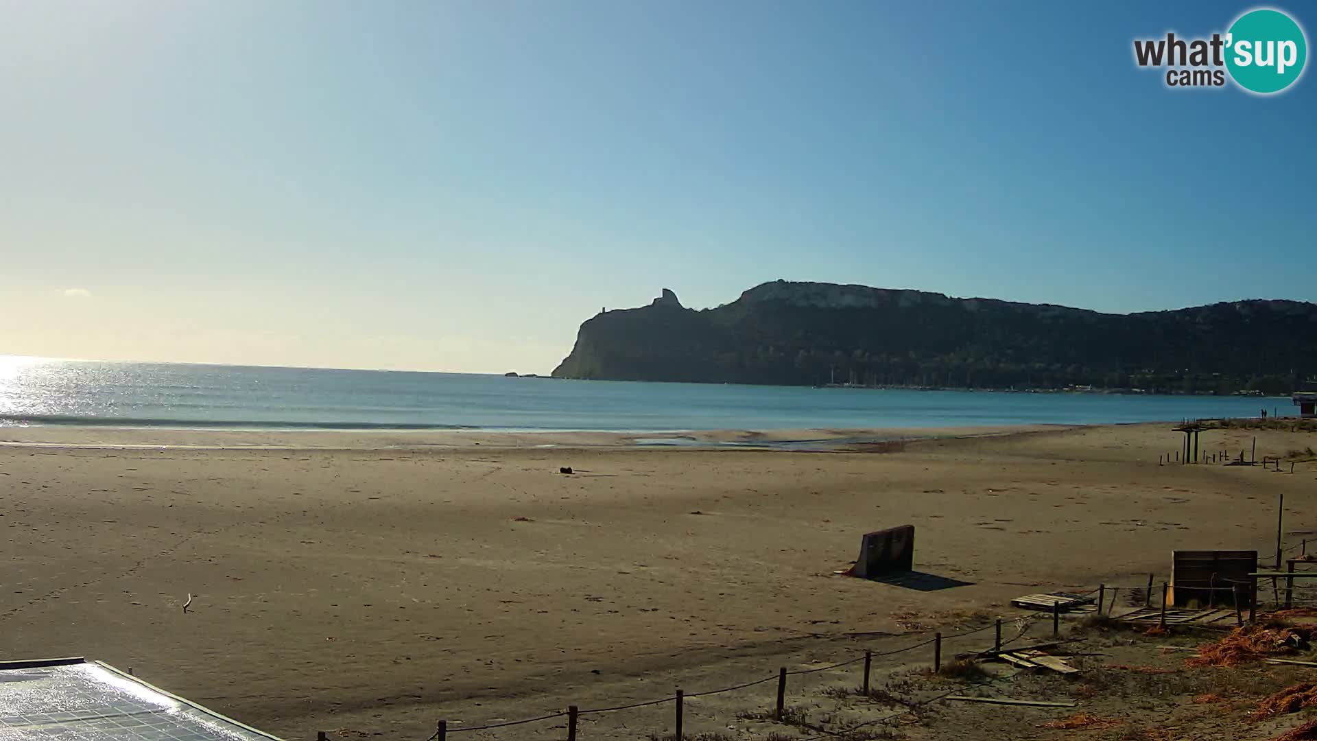 Poetto beach webcam | Cagliari | Sardinija