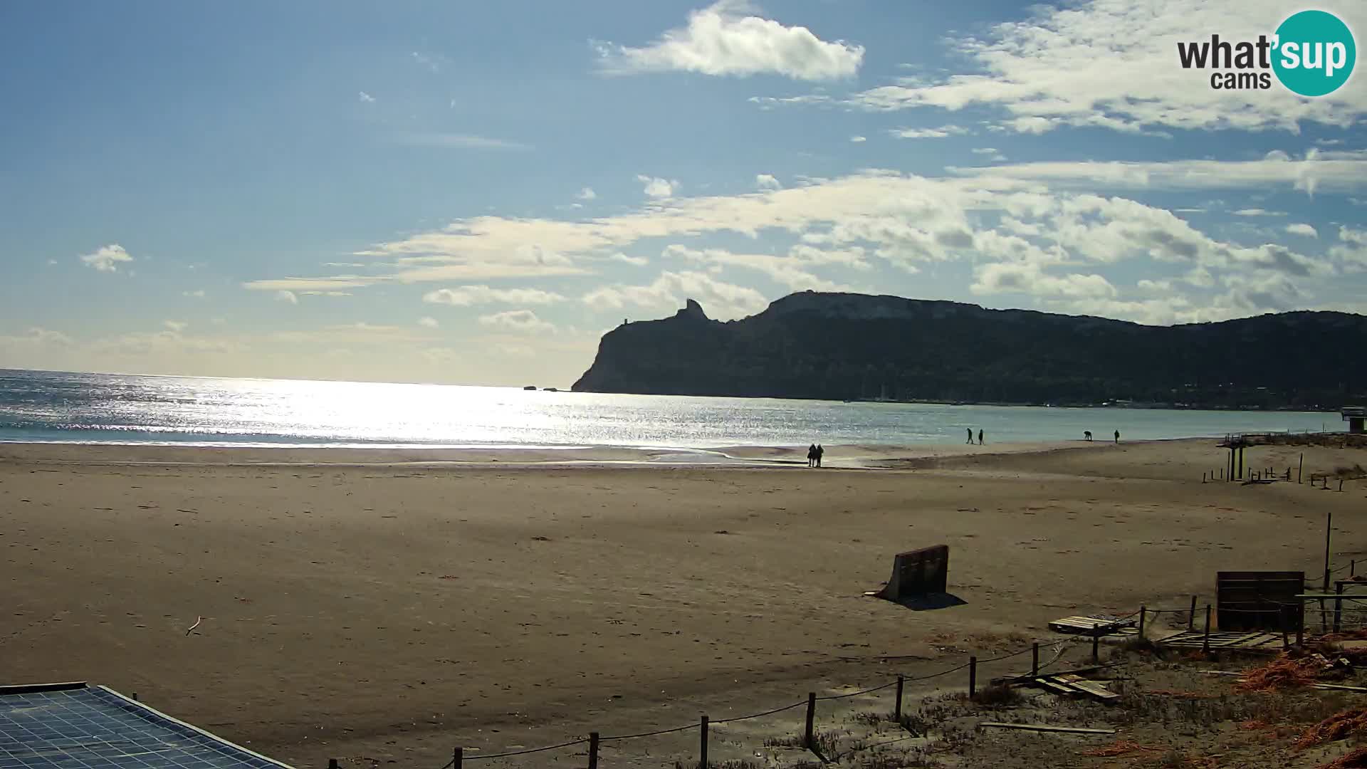 Poetto beach webcam | Cagliari | Sardinija