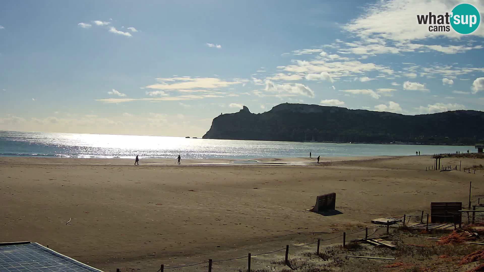 Poetto beach webcam | Cagliari | Sardinija
