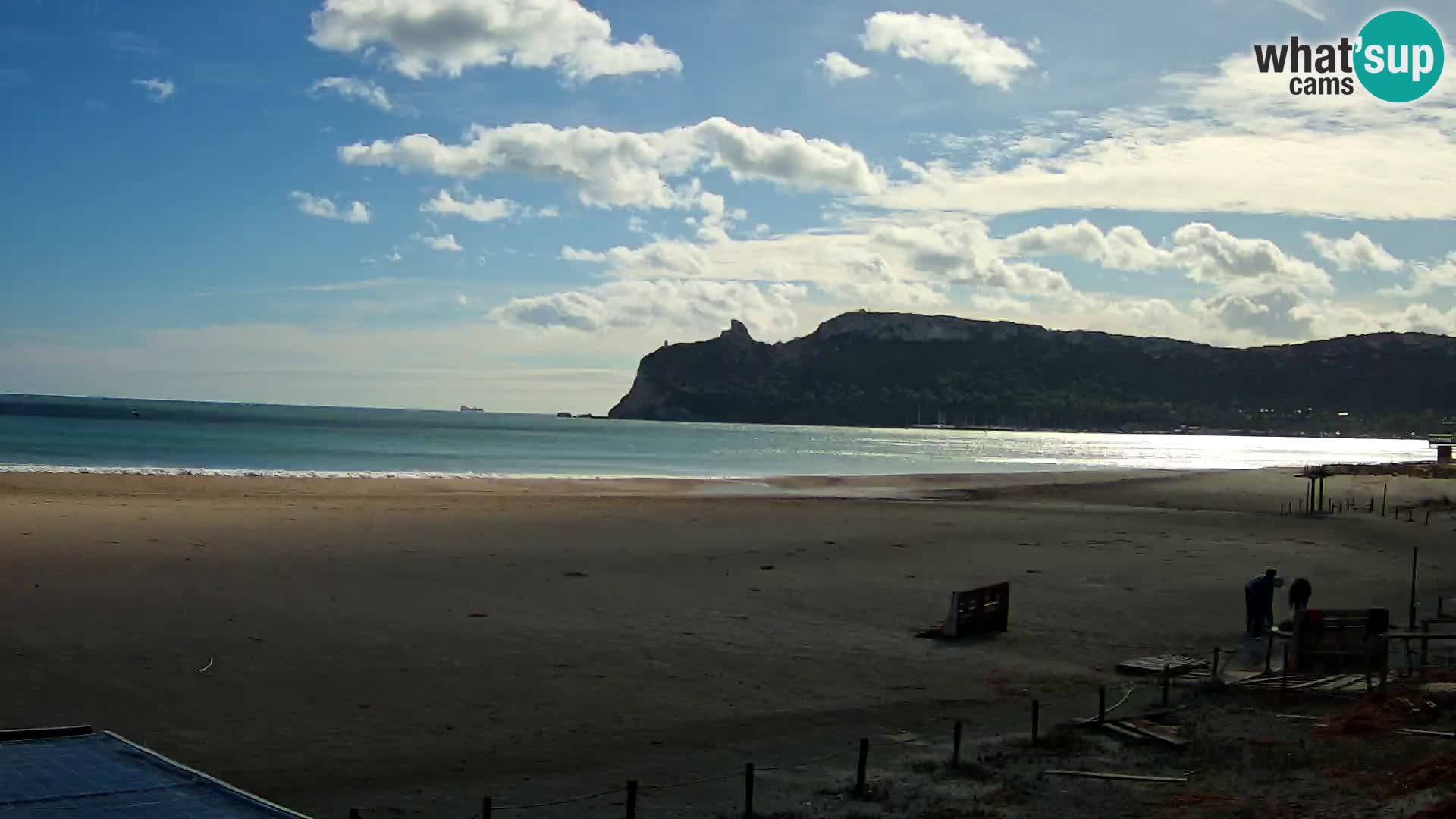 Poetto beach webcam | Cagliari | Sardinija