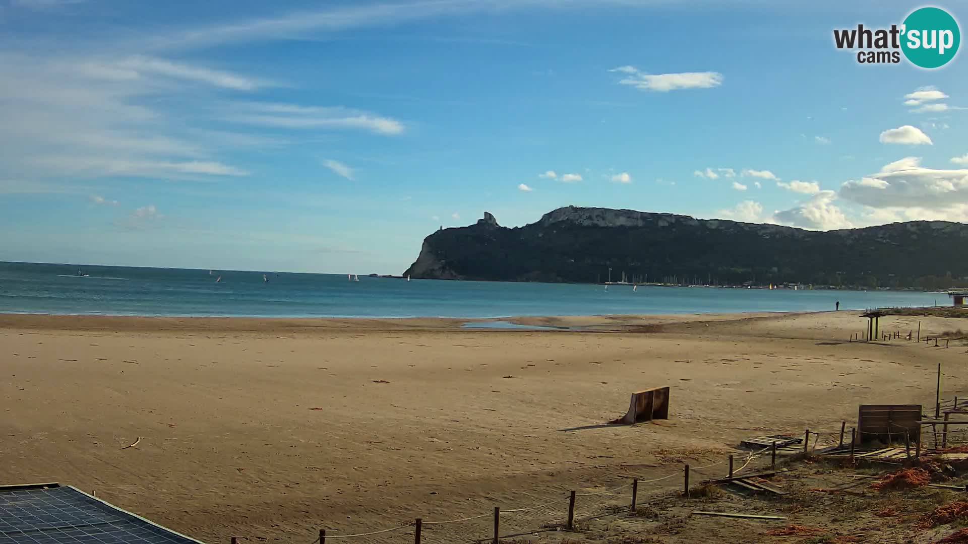 Poetto beach webcam | Cagliari | Sardinija