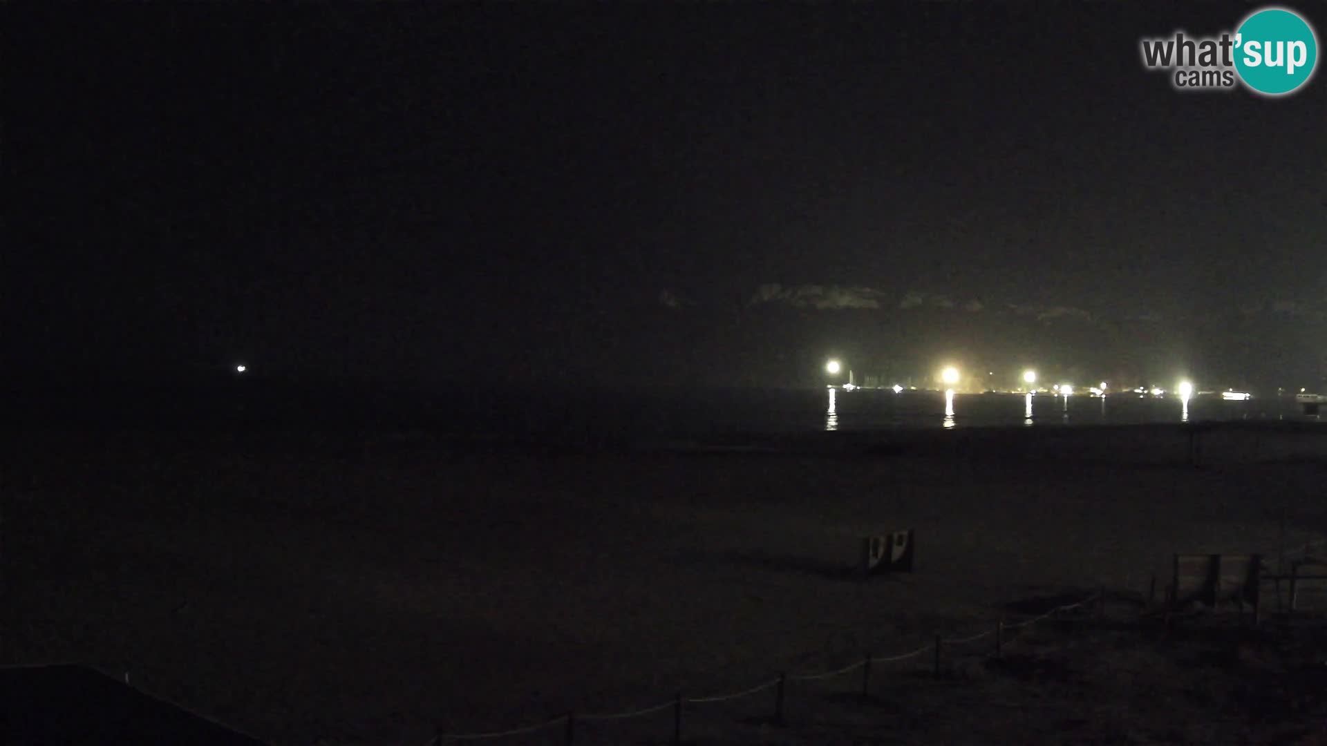 Poetto beach webcam | Cagliari | Sardinija