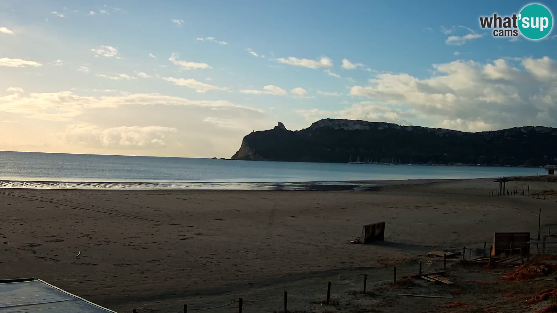 Poetto beach webcam | Cagliari | Sardinija
