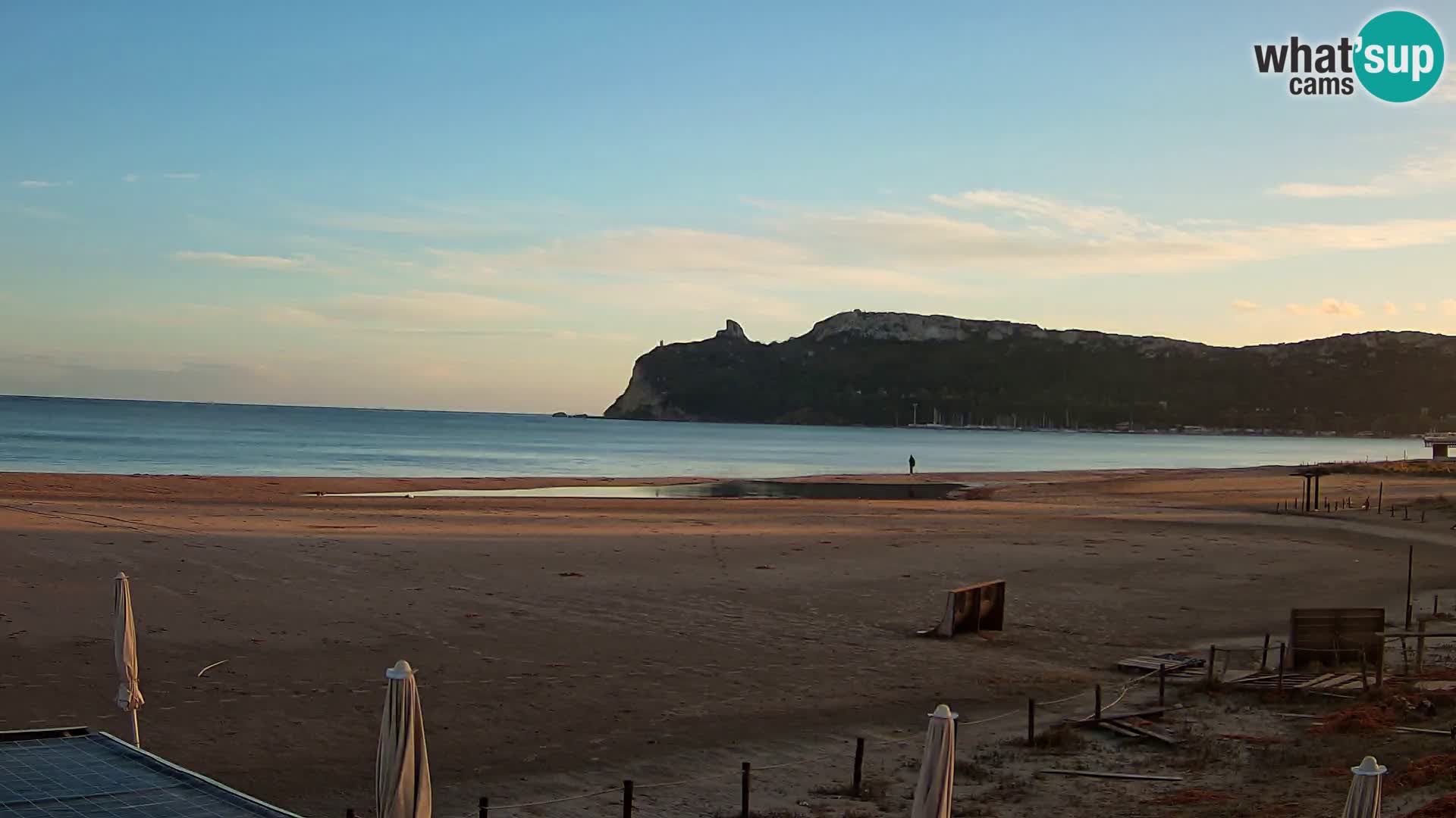Poetto beach webcam | Cagliari | Sardinija