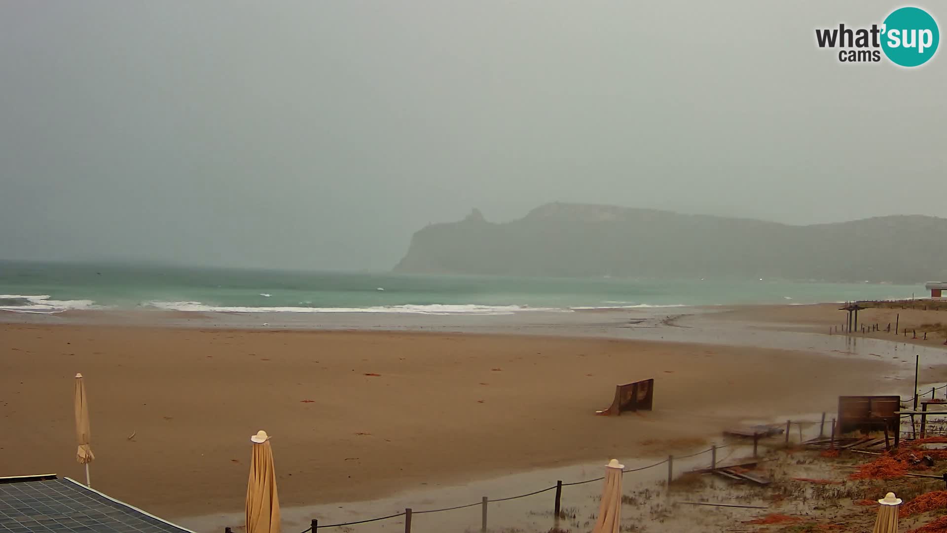 Poetto beach webcam | Cagliari | Sardinija