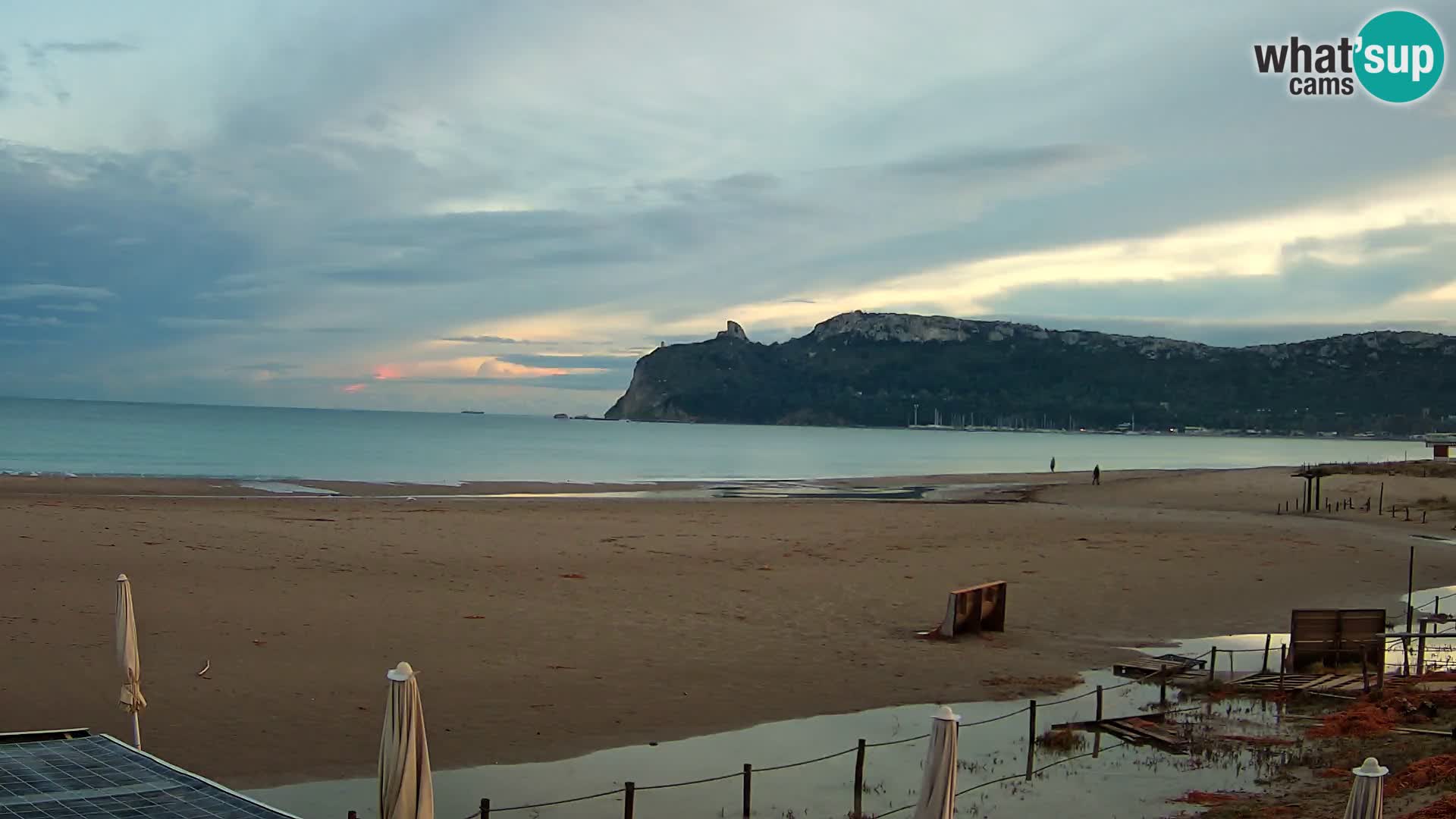 Poetto beach webcam | Cagliari | Sardinija