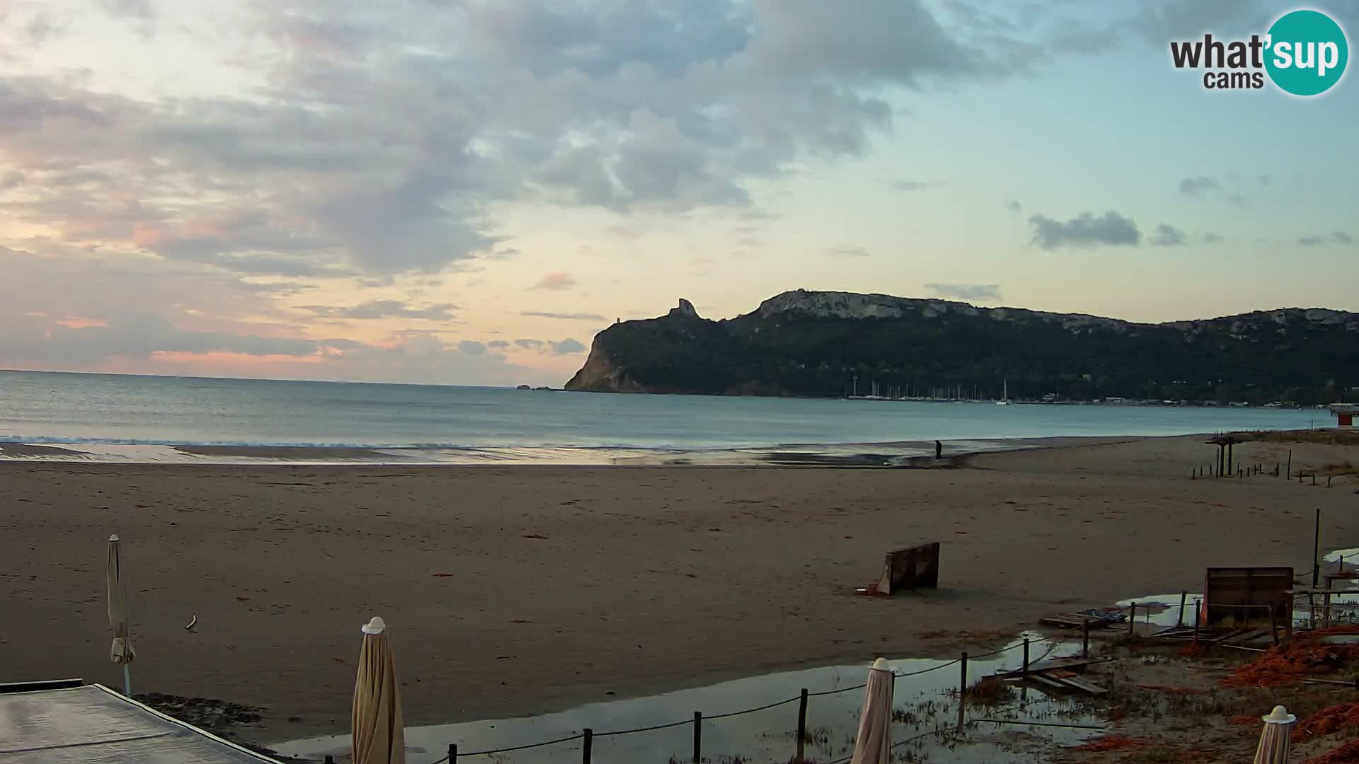 Poetto beach webcam | Cagliari | Sardinija