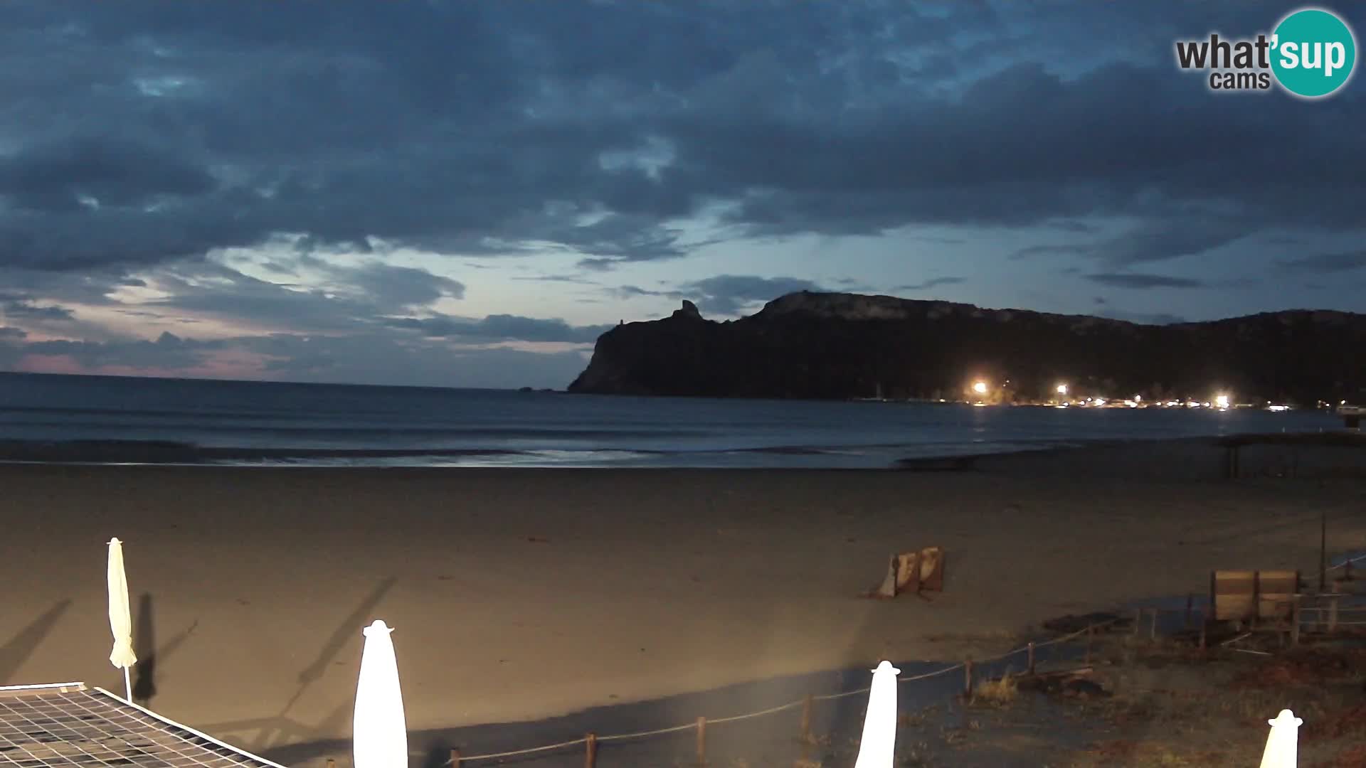 Poetto beach webcam | Cagliari | Sardinija