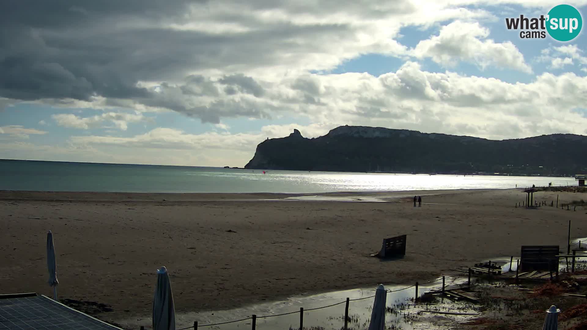 Poetto beach webcam | Cagliari | Sardinija