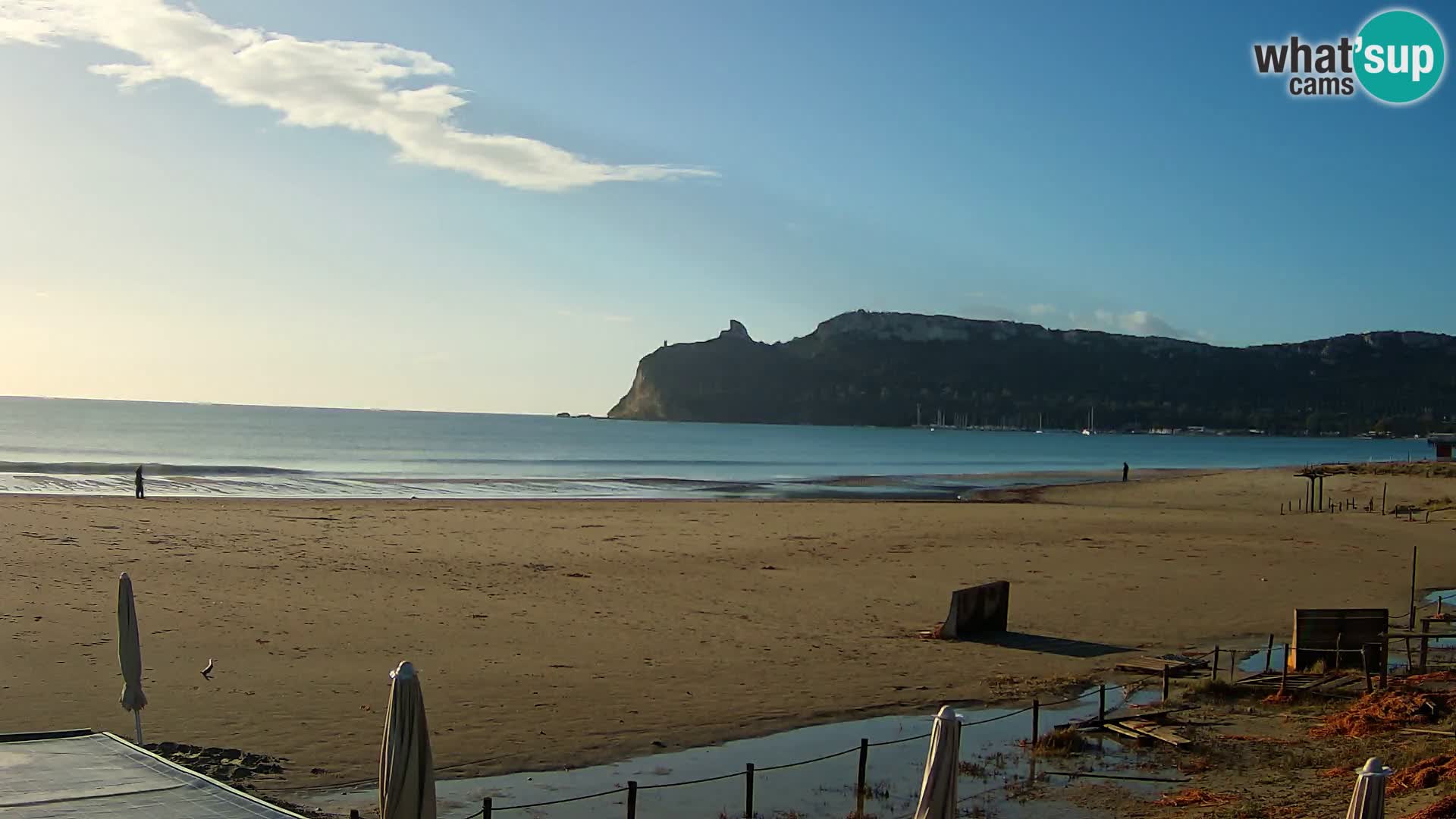 Poetto beach webcam | Cagliari | Sardinija