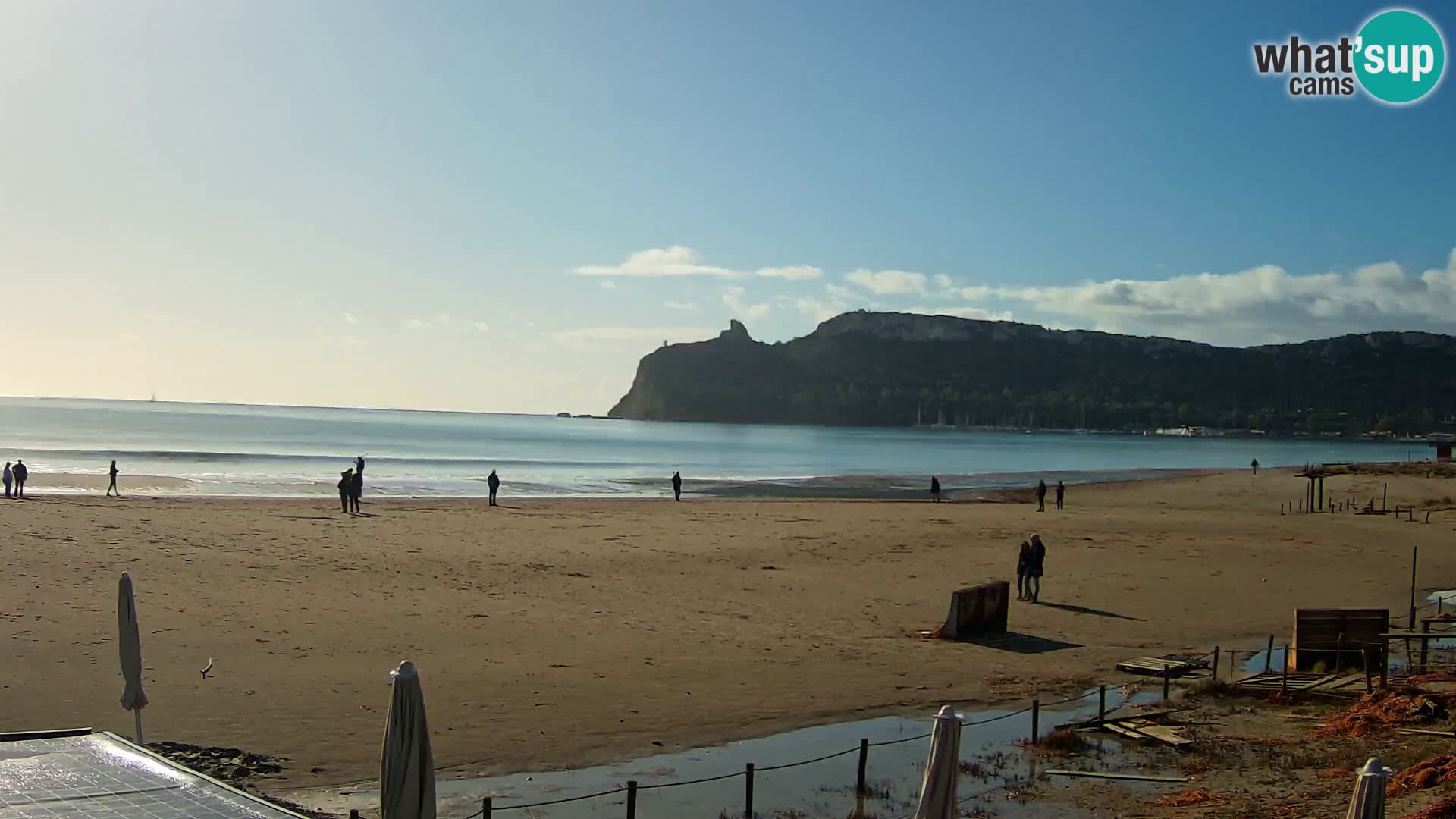 Webcam spiaggia del Poetto | Cagliari | Sardegna