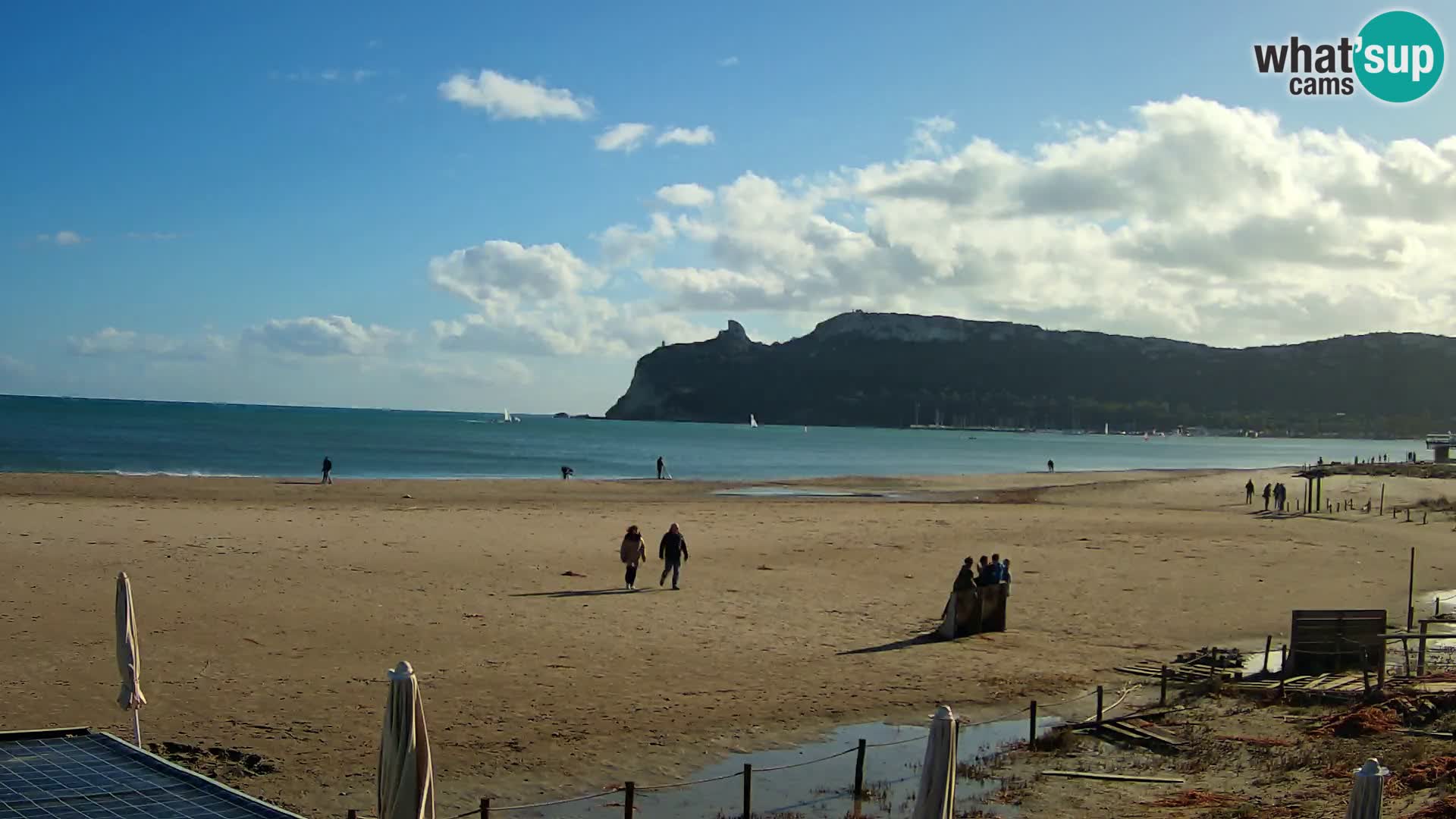 Poetto Strand Webcam | Cagliari | Sardinien