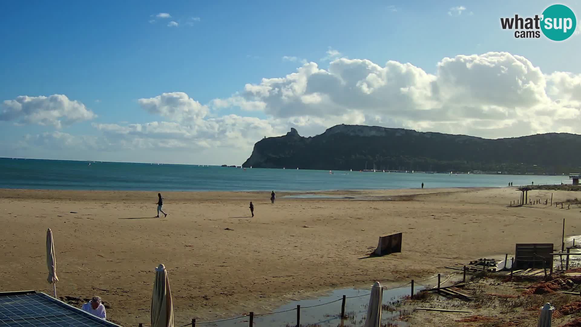 Poetto beach webcam | Cagliari | Sardinija