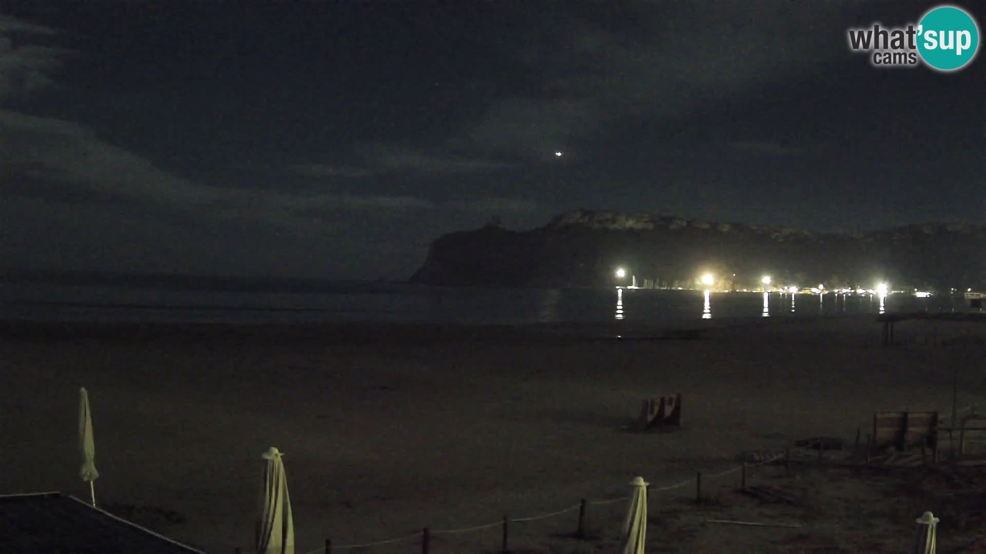 Poetto beach webcam | Cagliari | Sardinija