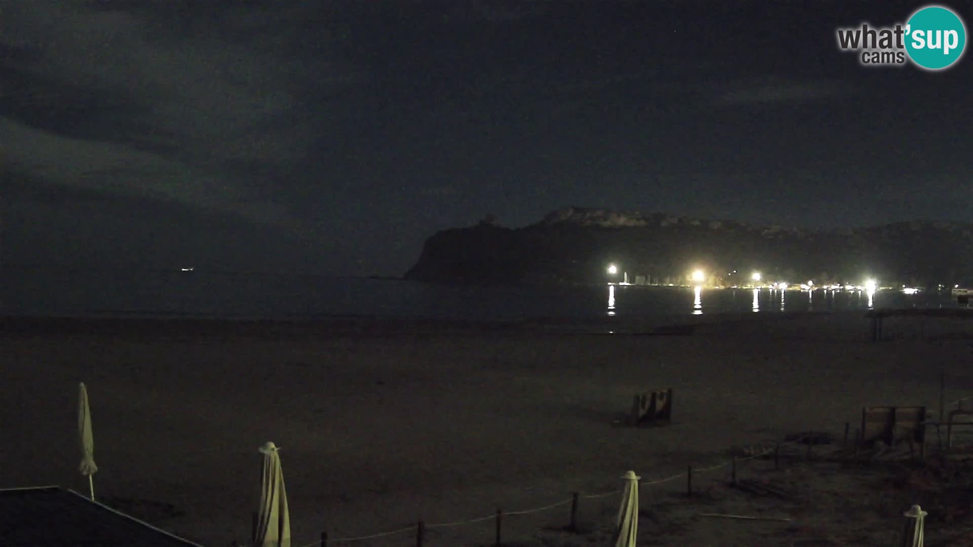 Poetto beach webcam | Cagliari | Sardinija