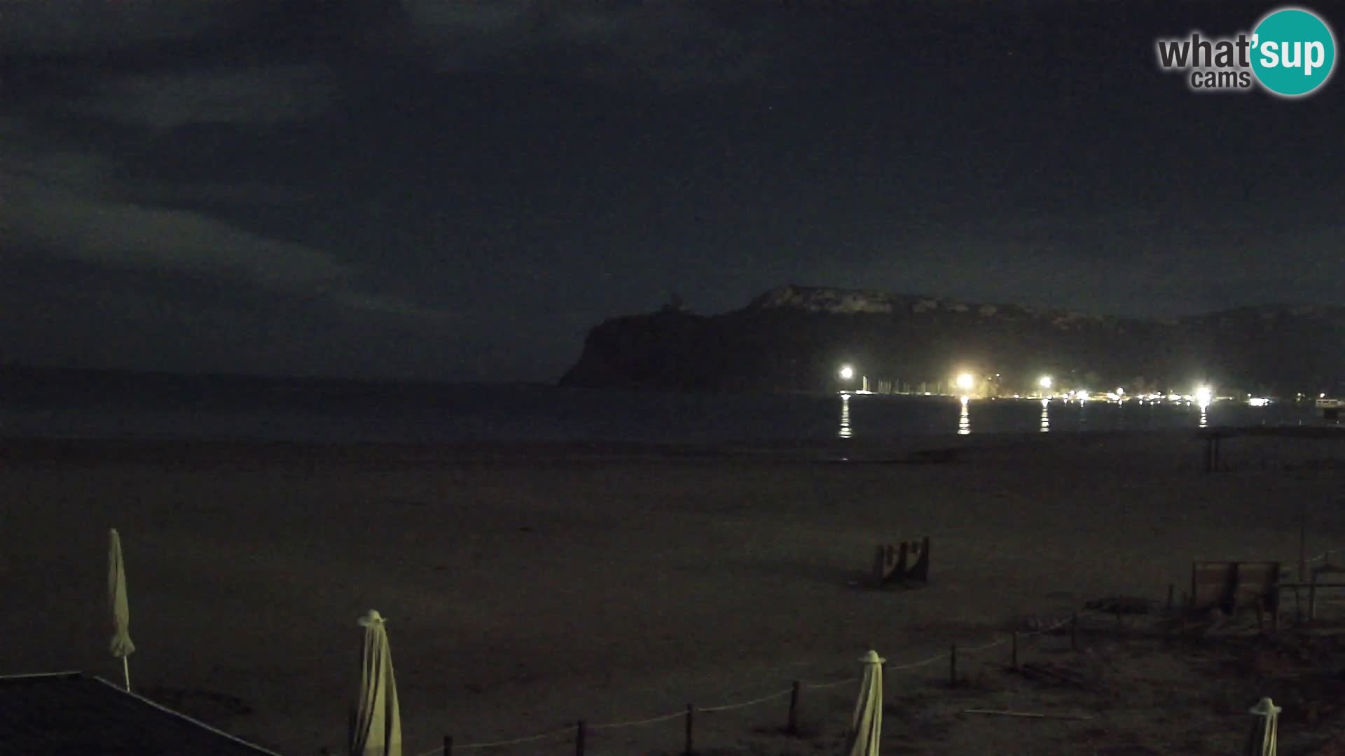 Poetto beach webcam | Cagliari | Sardinija