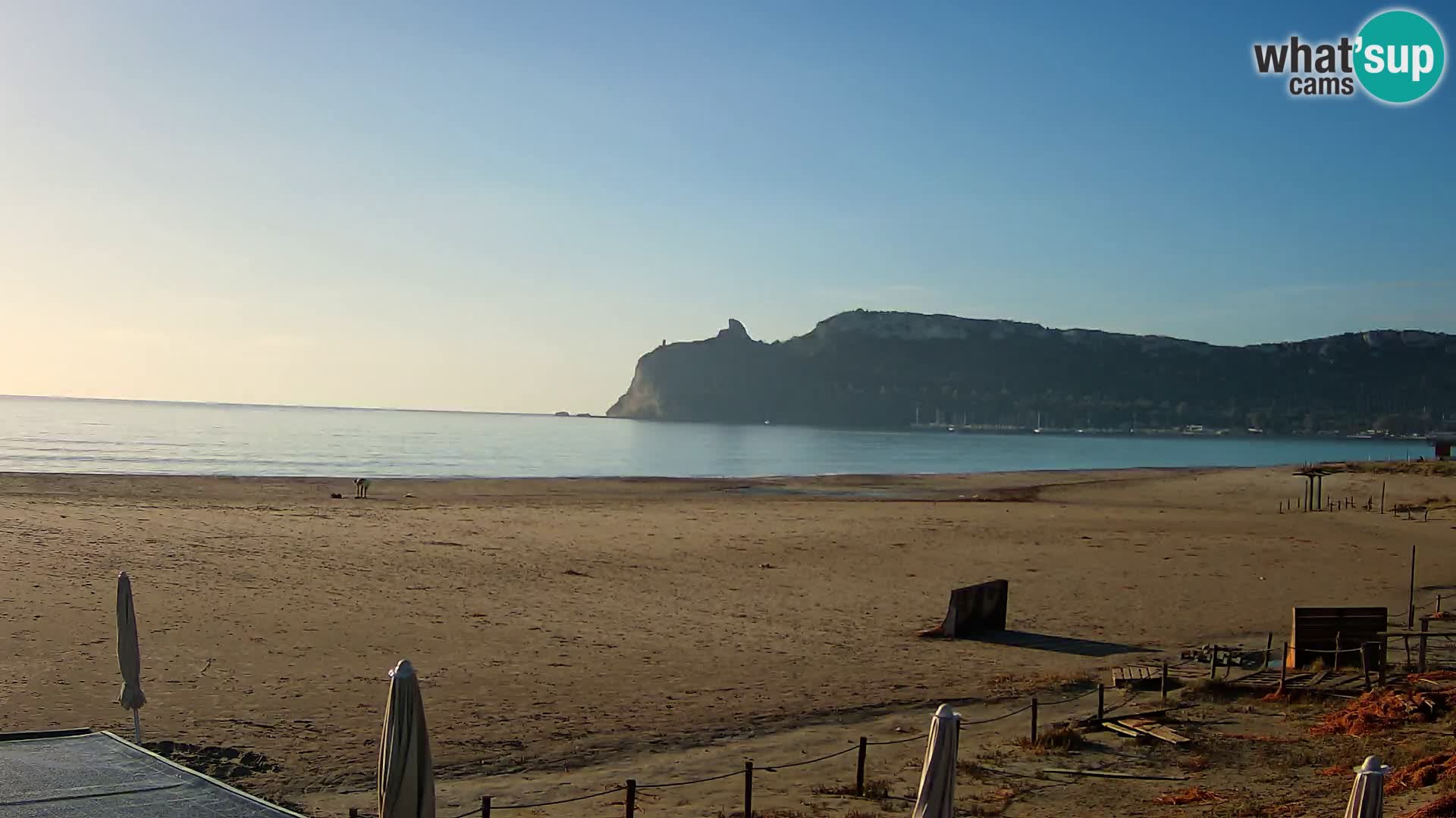 Webcam spiaggia del Poetto | Cagliari | Sardegna