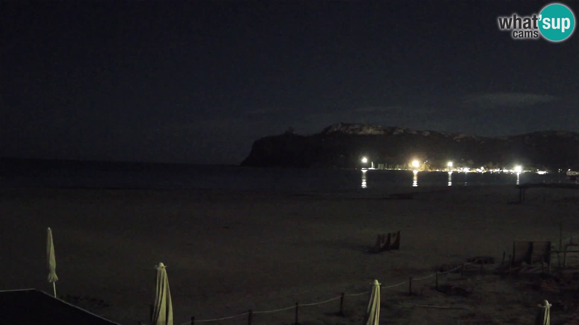 Poetto beach webcam | Cagliari | Sardinija