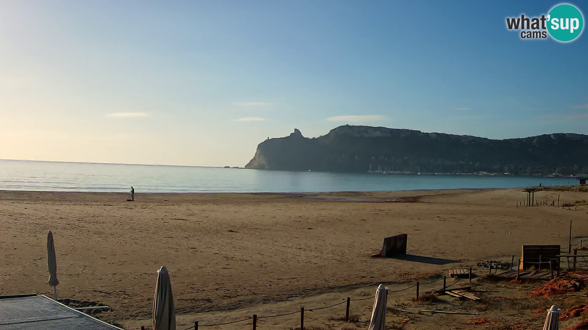 Poetto beach webcam | Cagliari | Sardinia
