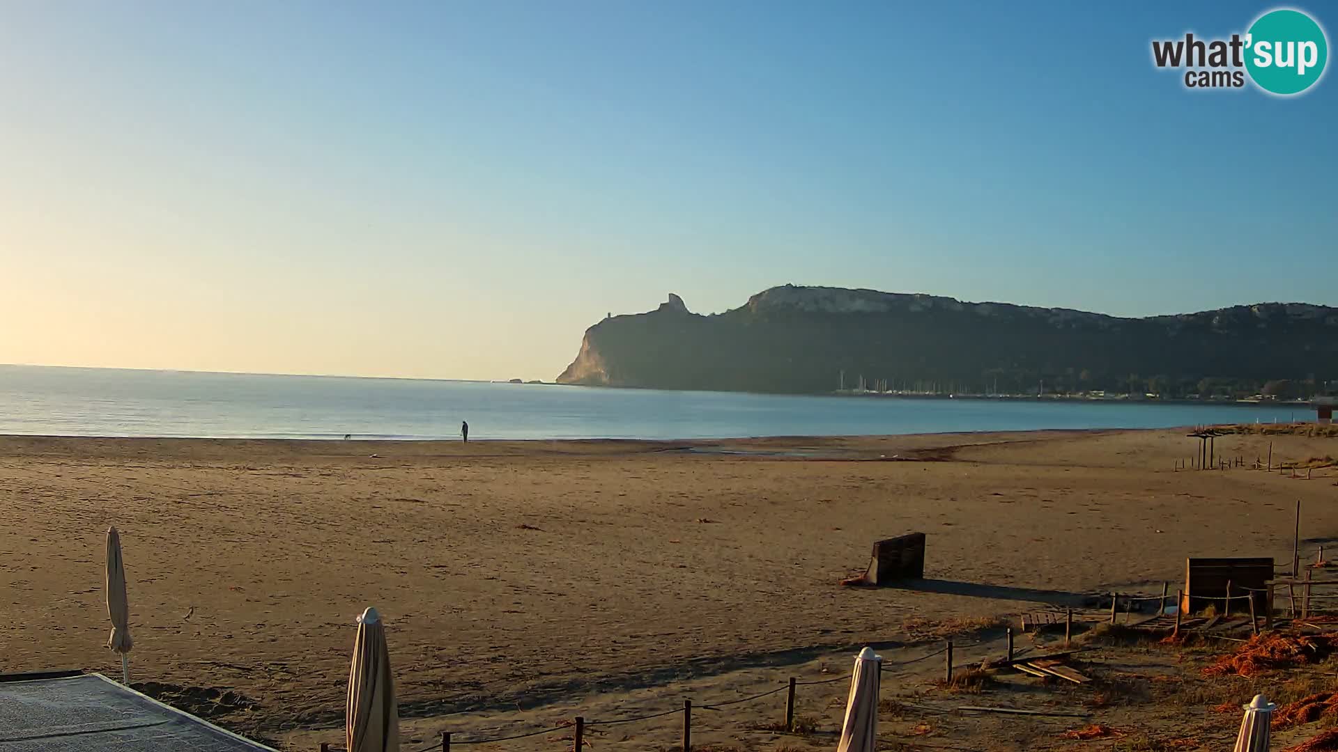 Webcam plage de Poetto | Cagliari | Sardaigne