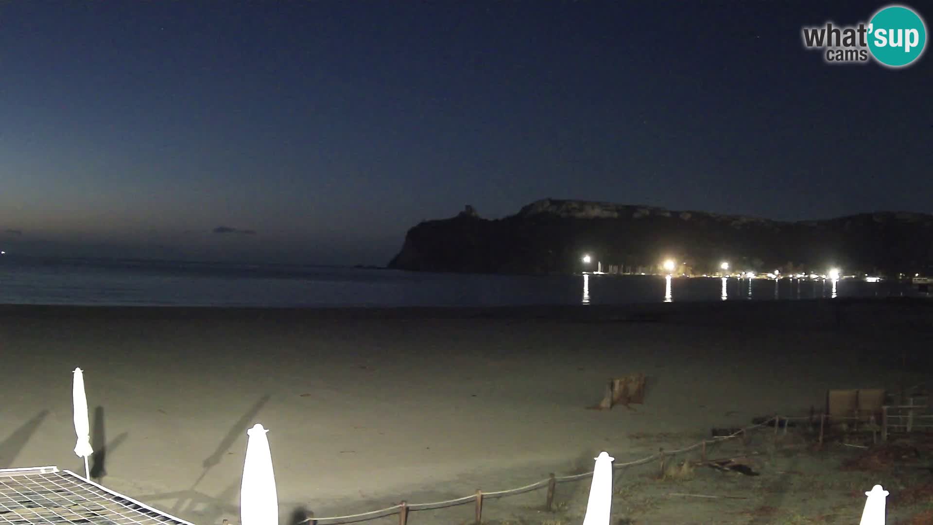 Poetto beach webcam | Cagliari | Sardinia