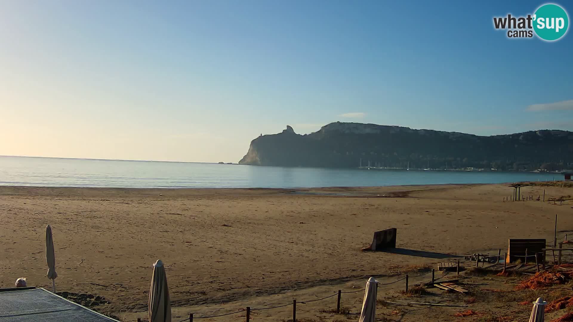 Webcam plage de Poetto | Cagliari | Sardaigne
