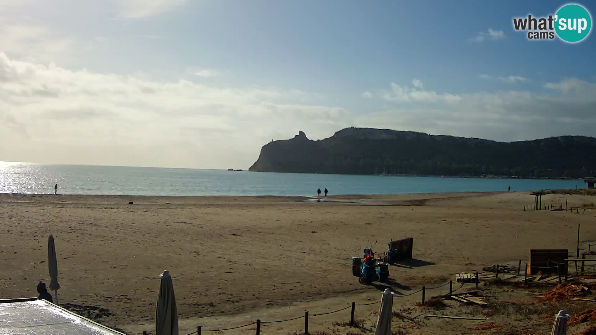 Webcam plage de Poetto | Cagliari | Sardaigne