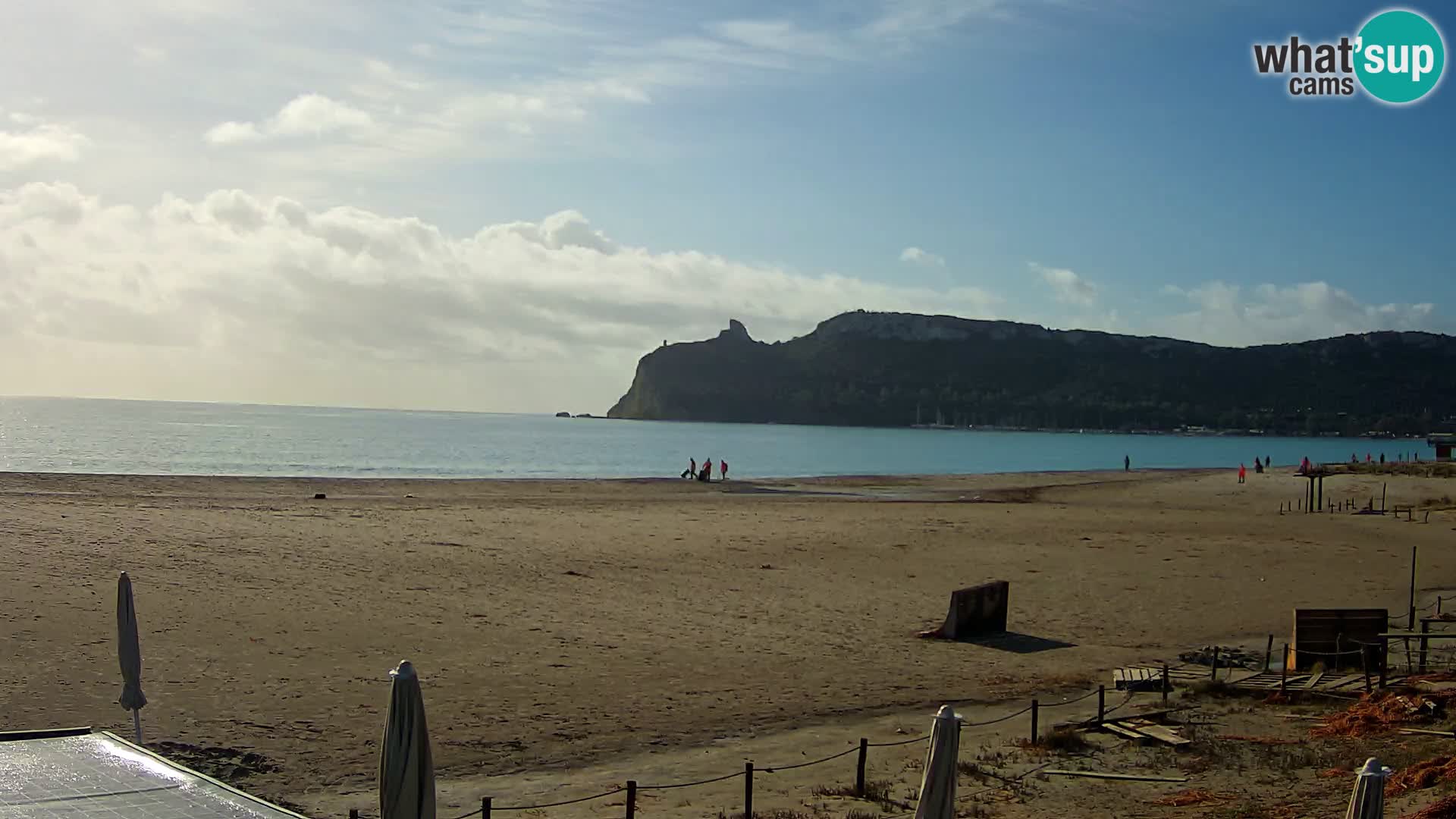 Poetto beach webcam | Cagliari | Sardinija