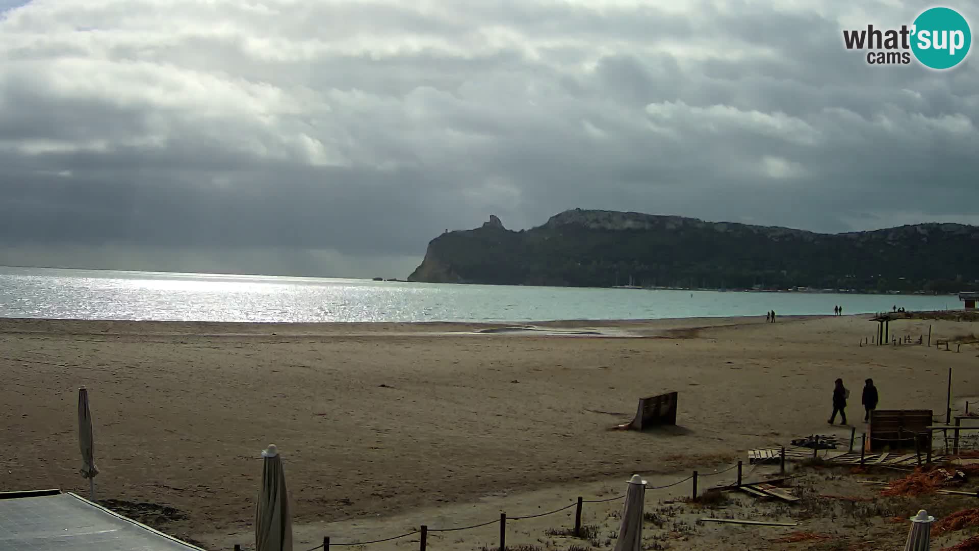 Poetto beach webcam | Cagliari | Sardinija