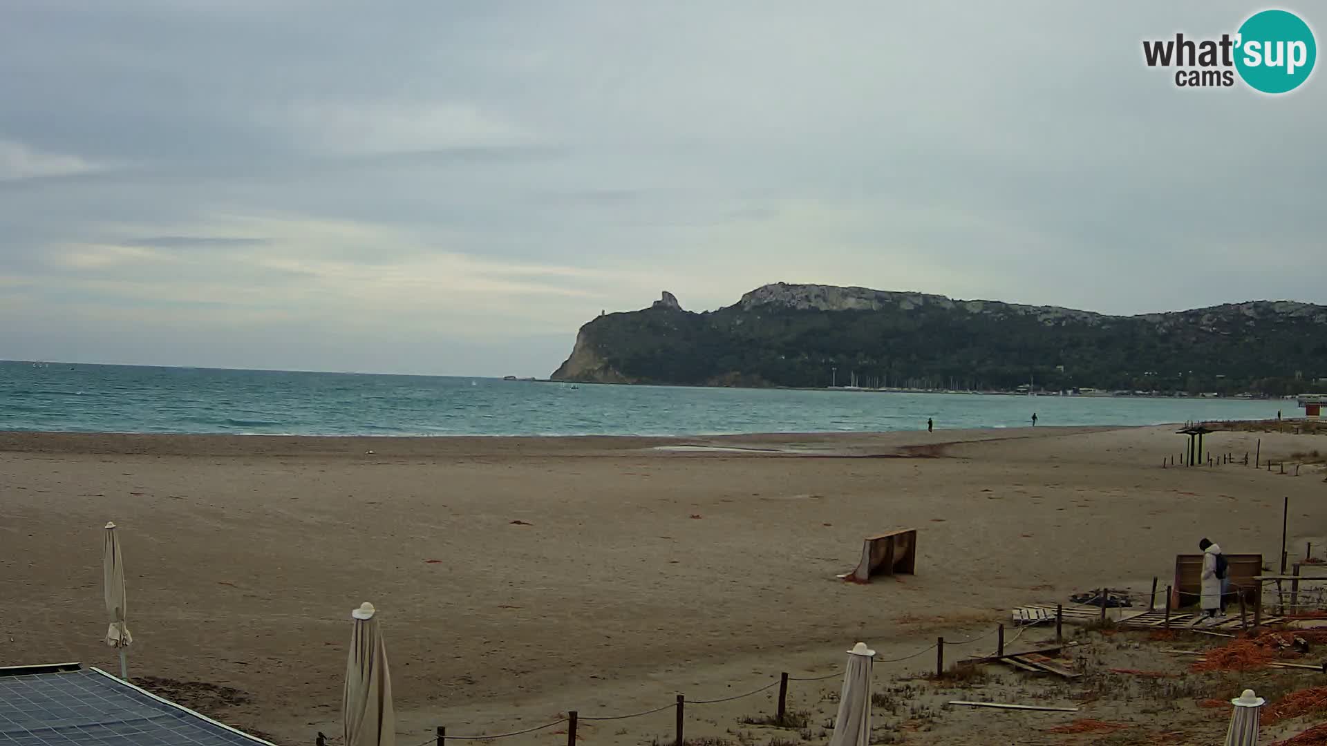 Poetto beach webcam | Cagliari | Sardinija
