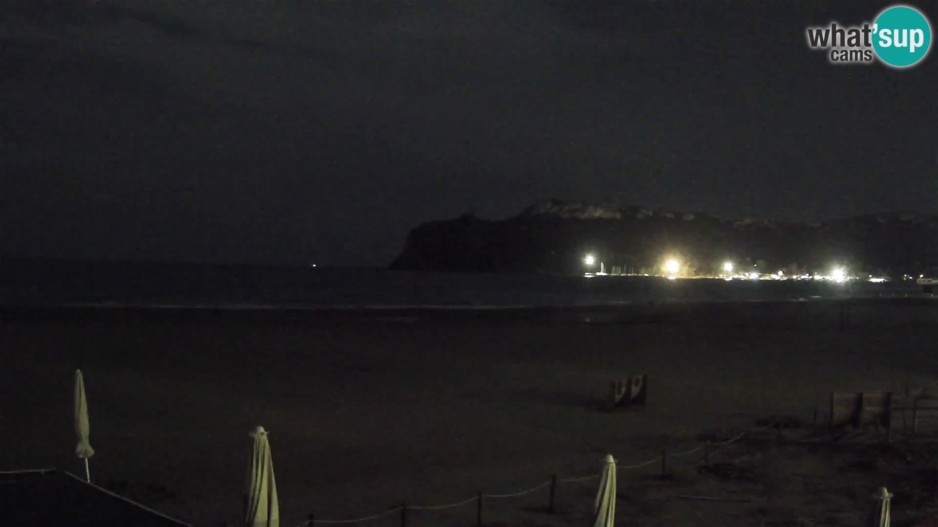 Poetto beach webcam | Cagliari | Sardinija