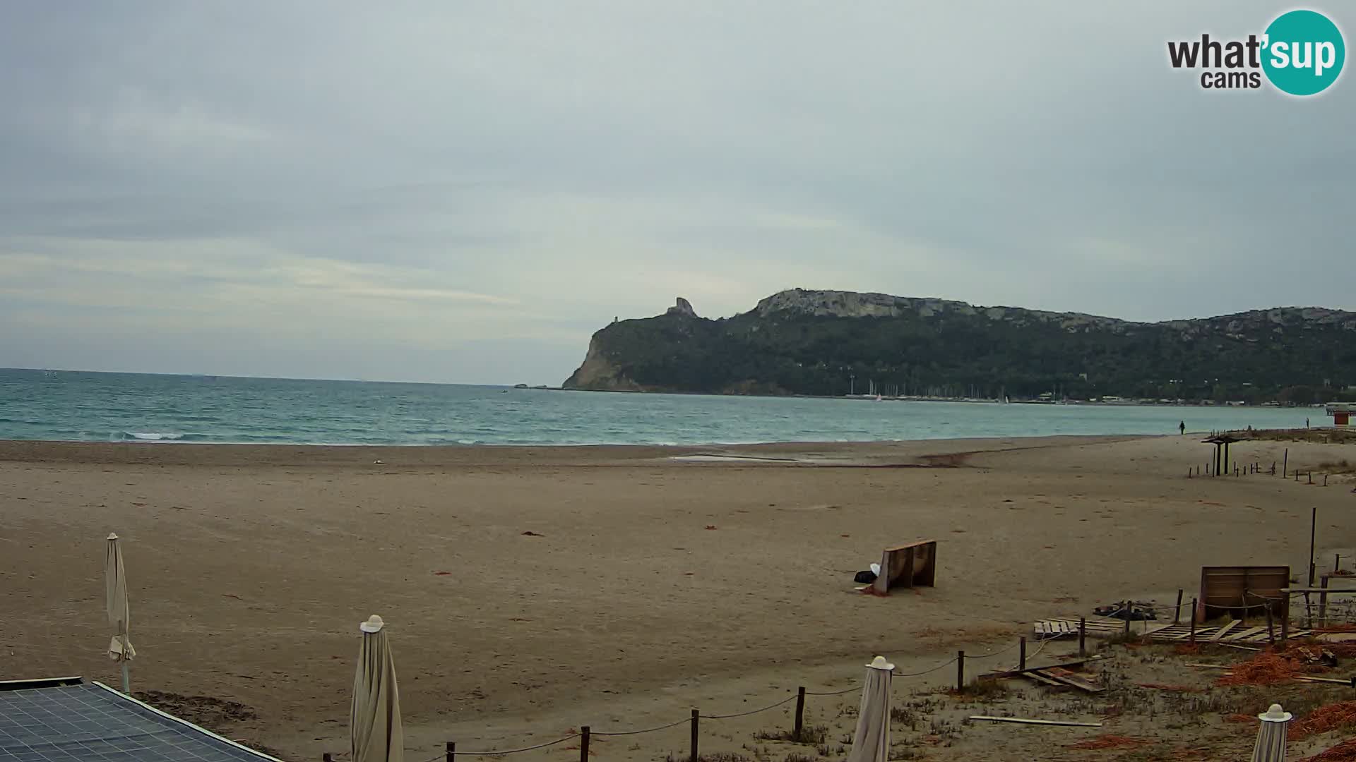 Poetto beach webcam | Cagliari | Sardinija
