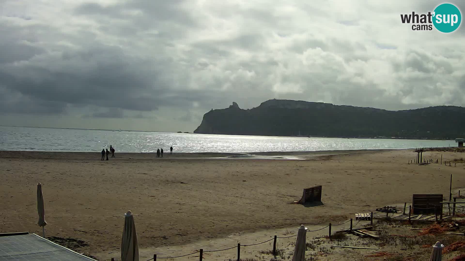 Poetto beach webcam | Cagliari | Sardinija