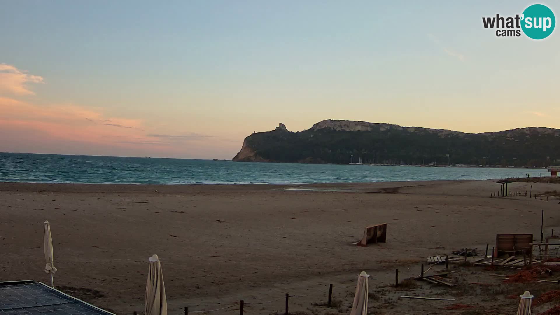 Webcam plage de Poetto | Cagliari | Sardaigne