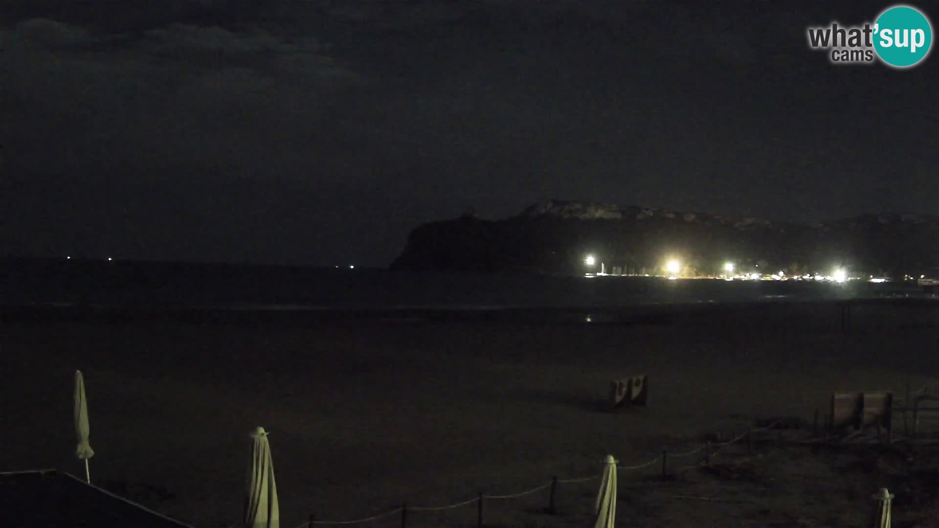 Poetto beach webcam | Cagliari | Sardinija