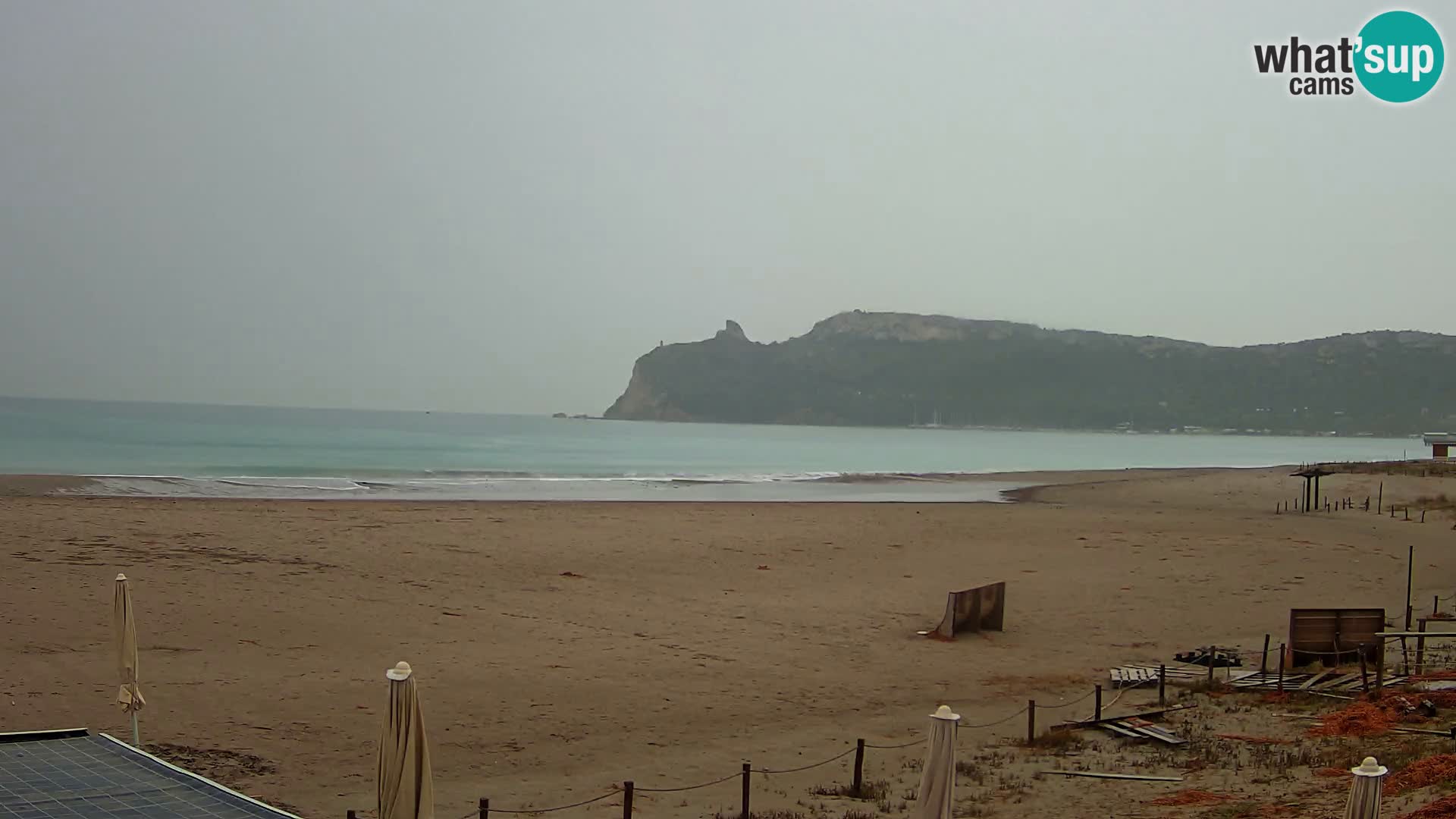 Poetto beach webcam | Cagliari | Sardinija