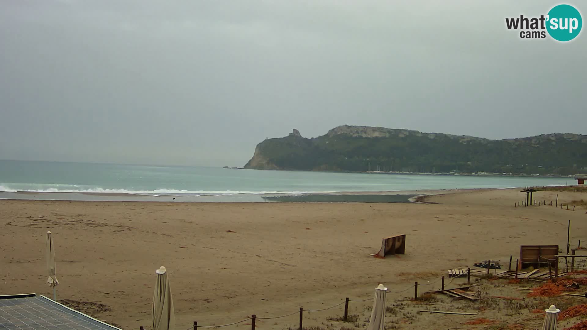 Poetto beach webcam | Cagliari | Sardinija