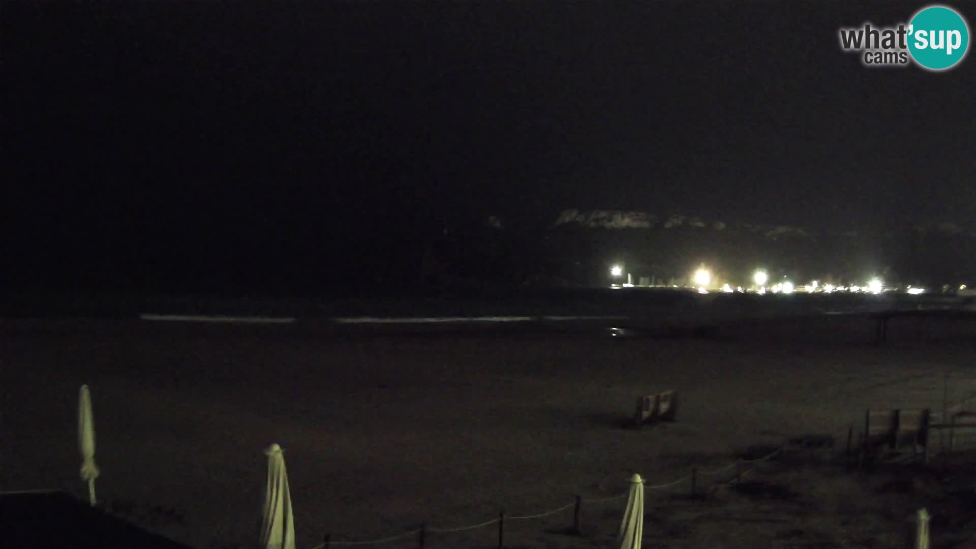 Poetto beach webcam | Cagliari | Sardinija