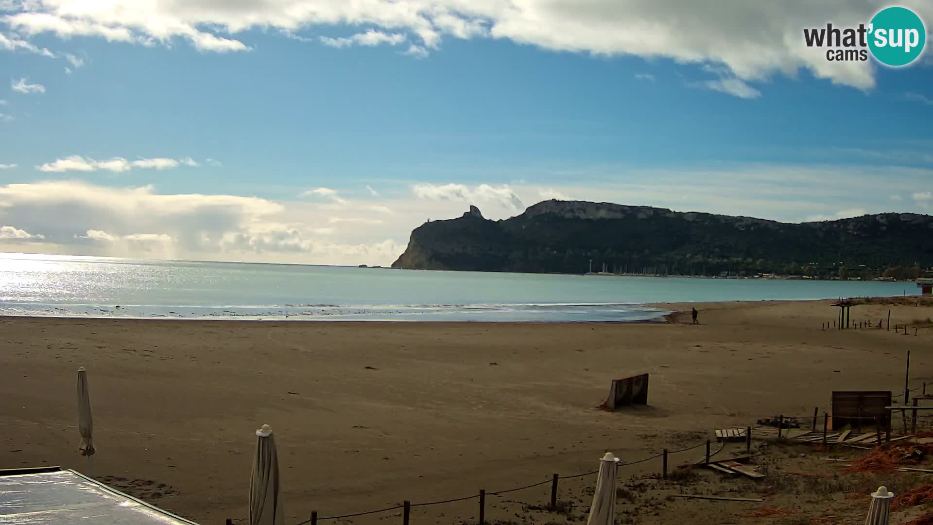Poetto beach webcam | Cagliari | Sardinija