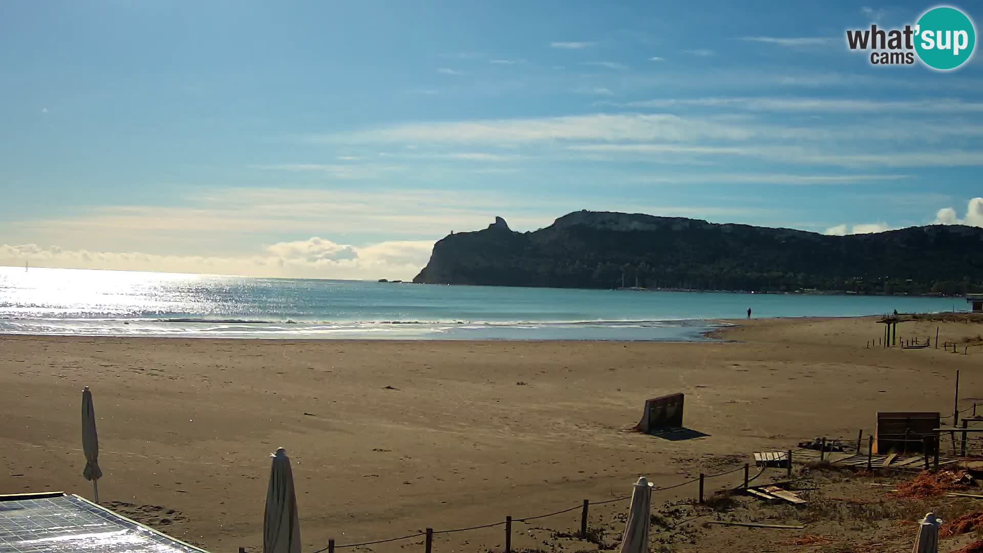 Poetto beach webcam | Cagliari | Sardinija