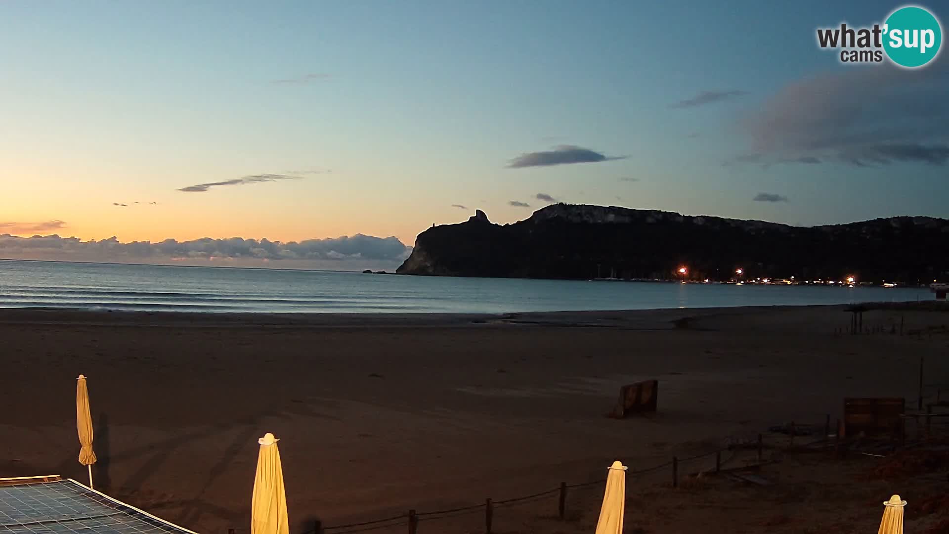 Poetto beach webcam | Cagliari | Sardinija