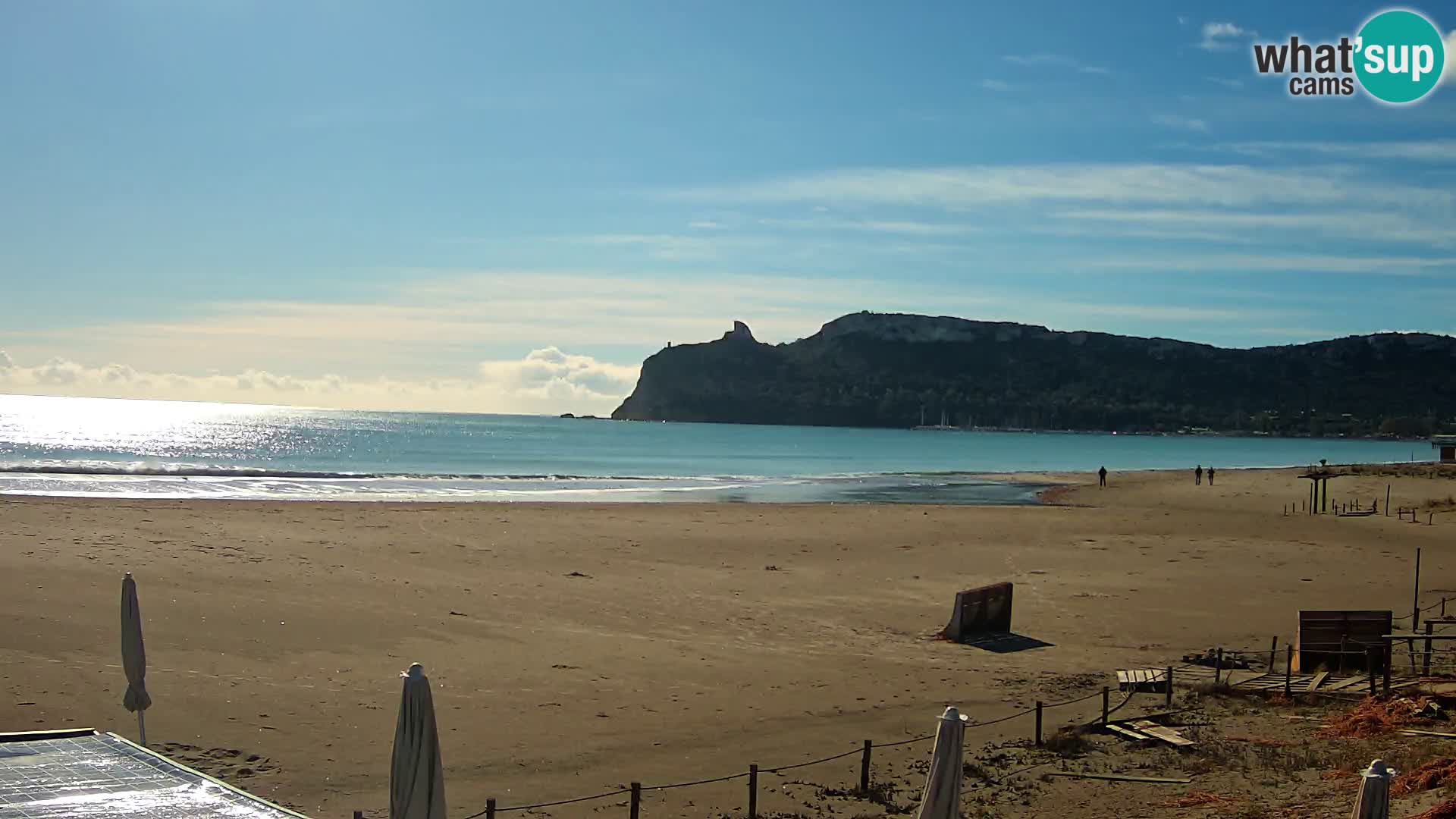 Poetto beach webcam | Cagliari | Sardinija