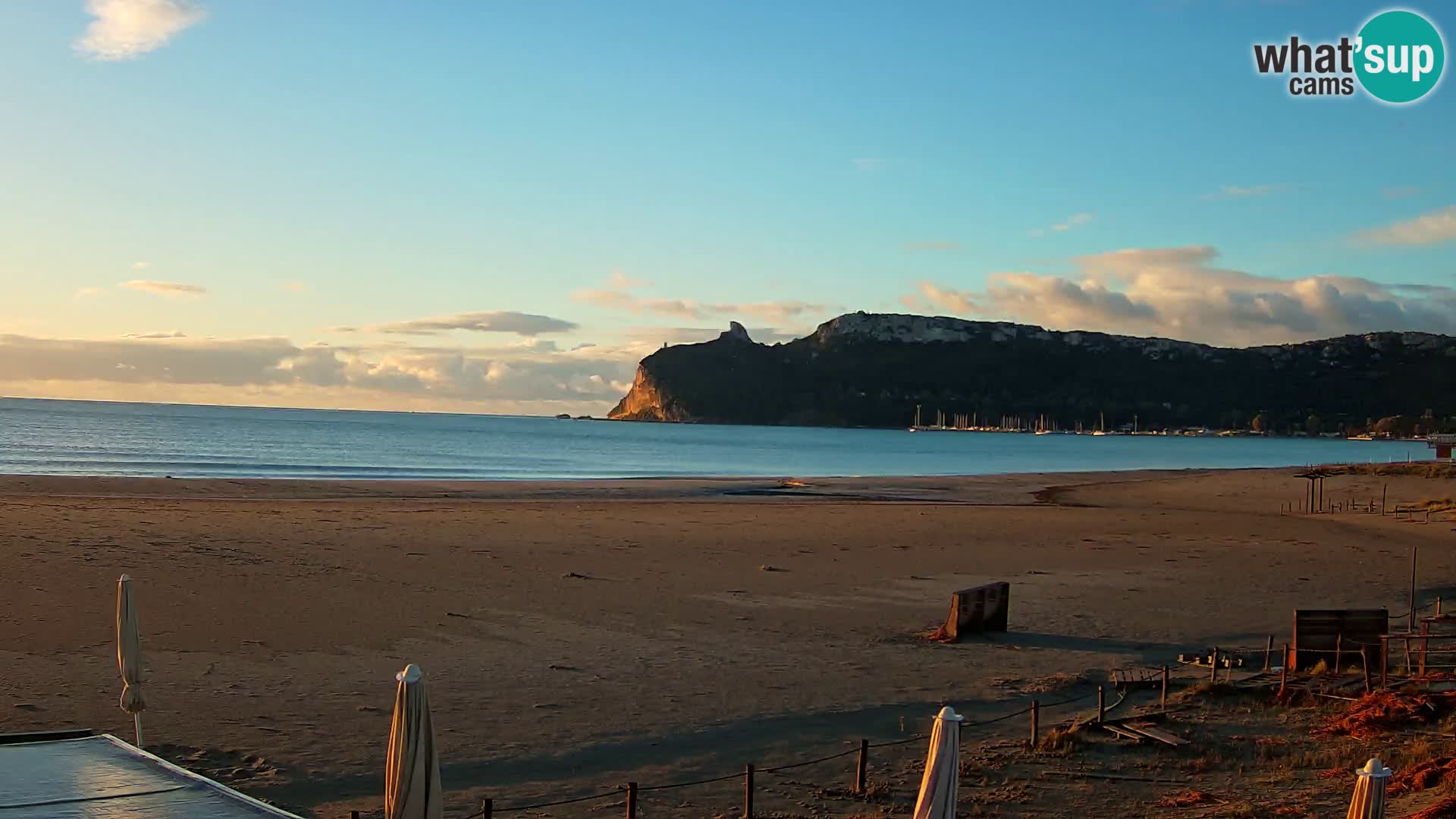 Poetto beach webcam | Cagliari | Sardinija