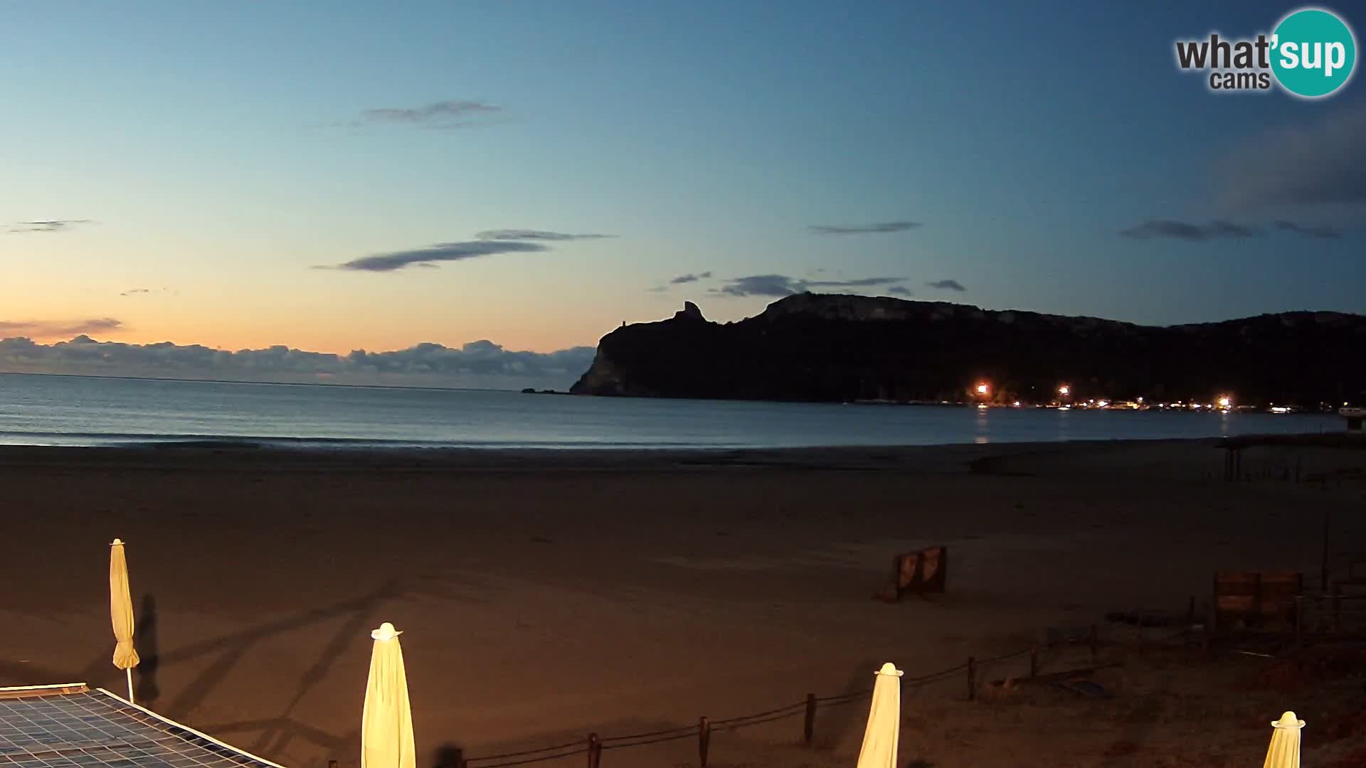 Poetto beach webcam | Cagliari | Sardinija