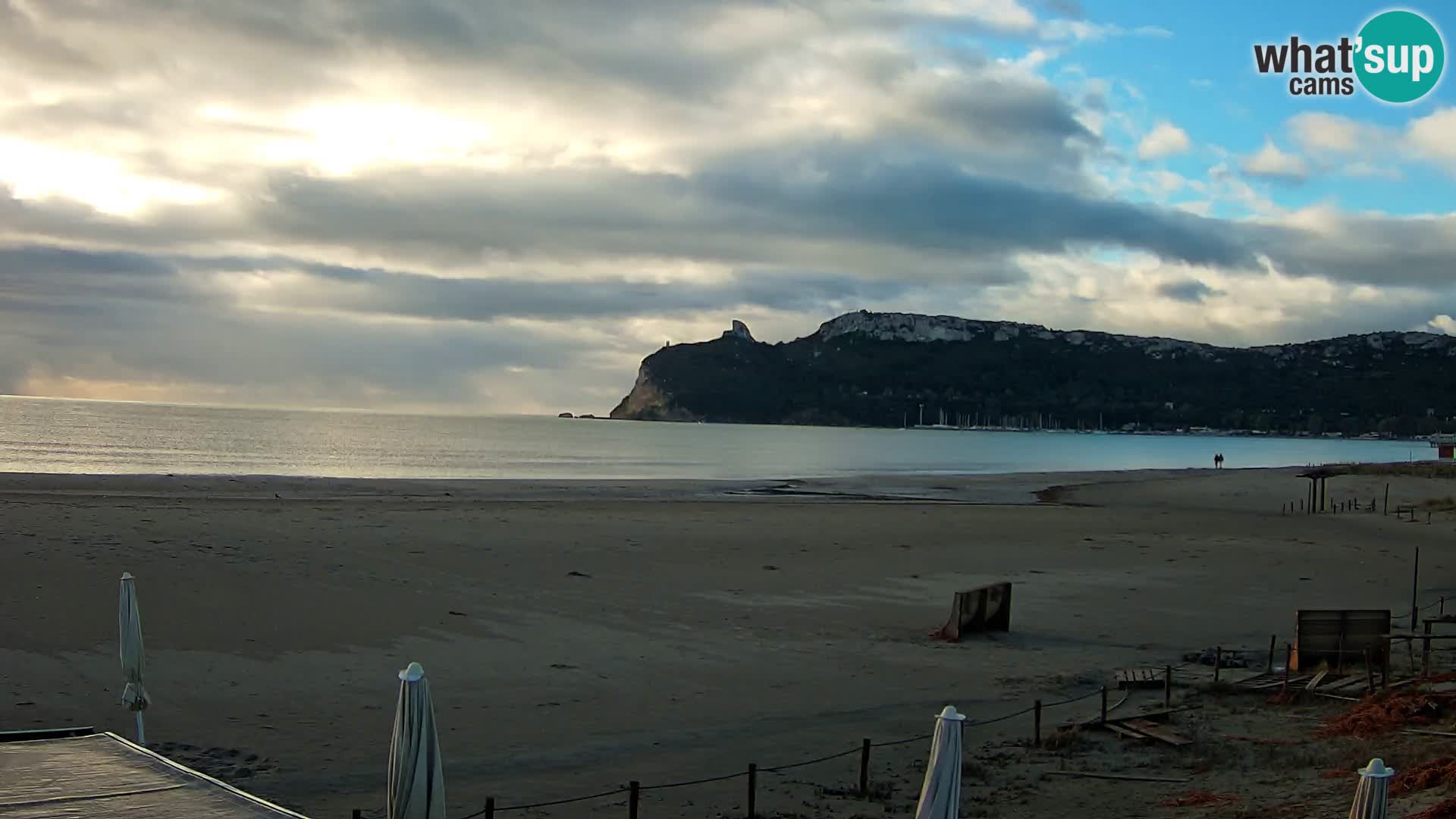 Poetto beach webcam | Cagliari | Sardinija