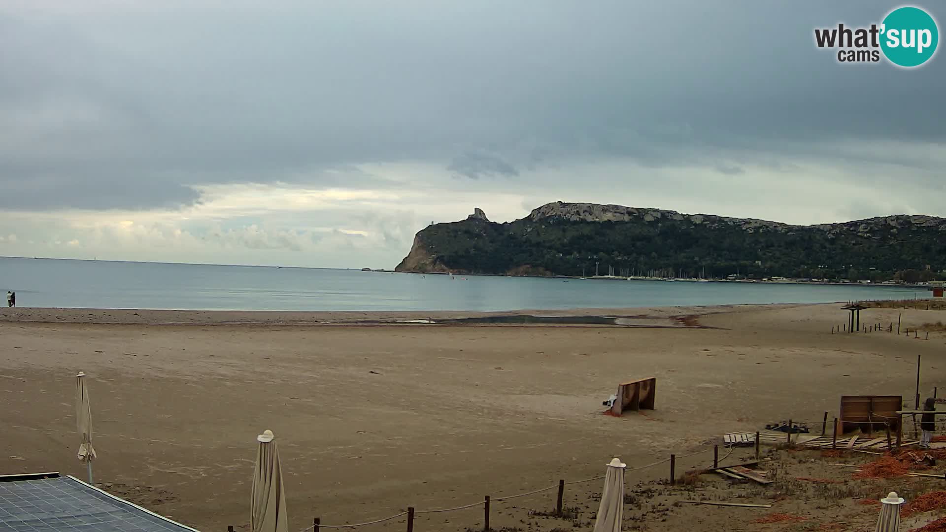 Poetto beach webcam | Cagliari | Sardinija