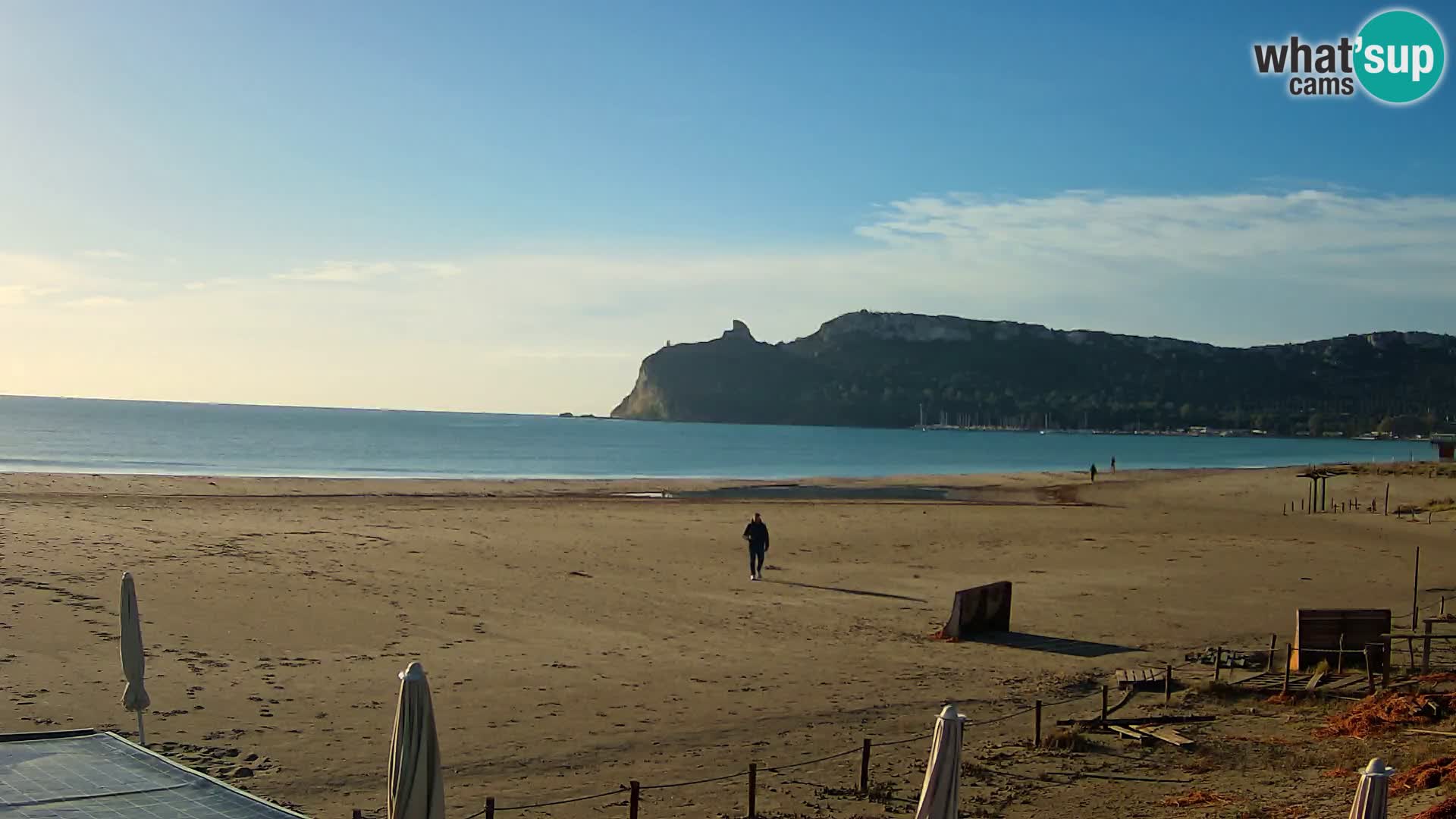 Poetto beach webcam | Cagliari | Sardinija